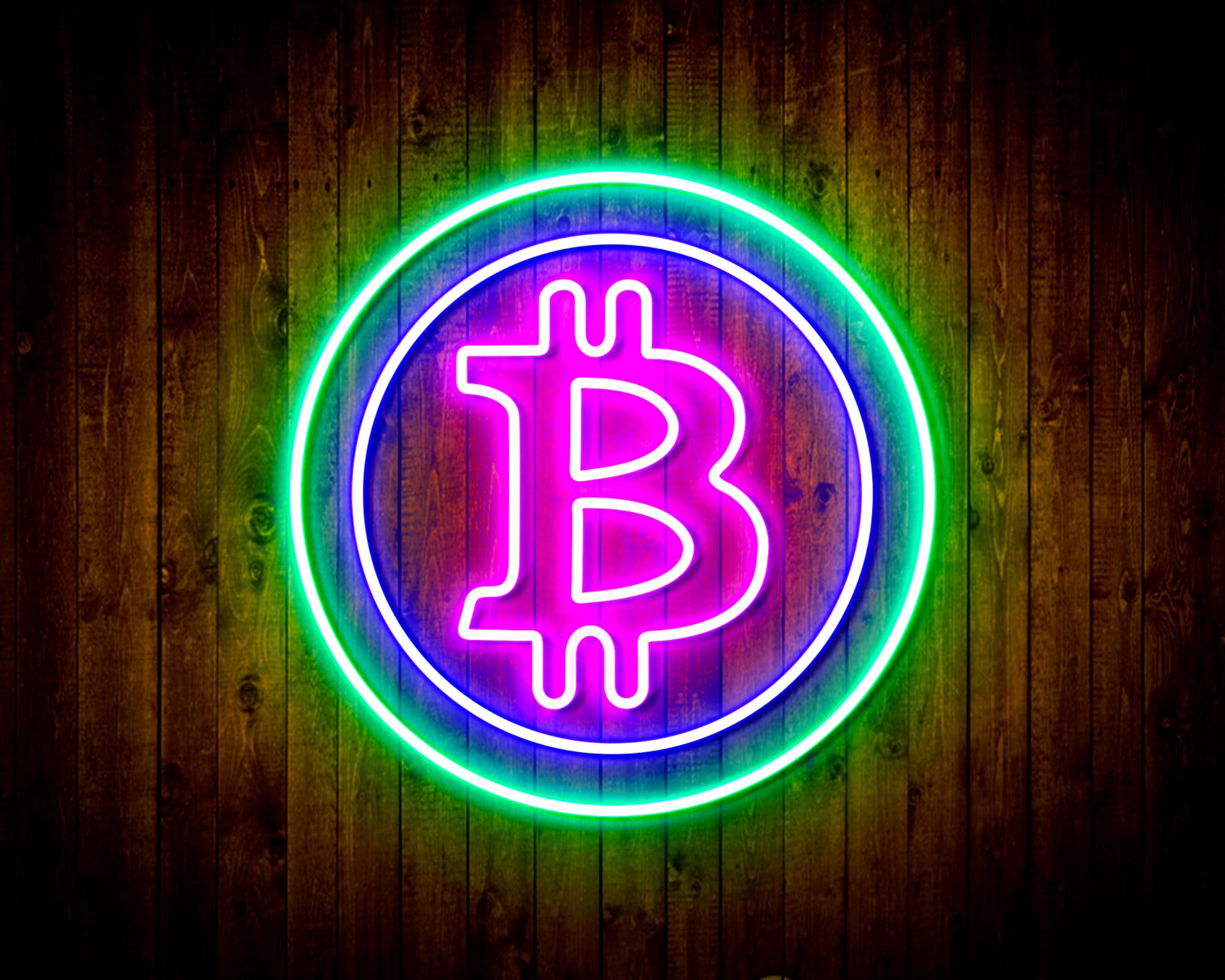 Bitcoin LED Neon Sign Wall Light