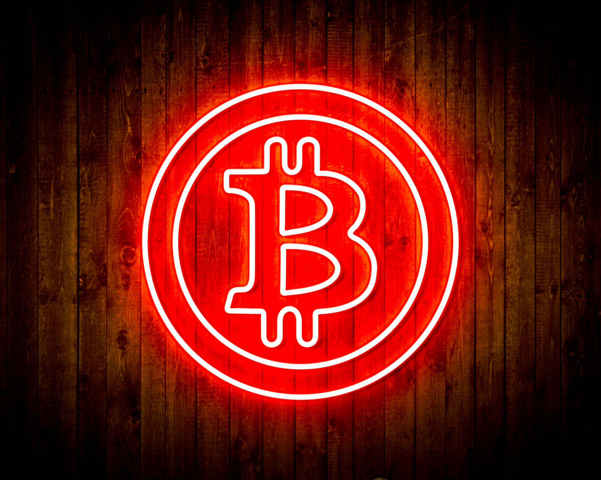 Bitcoin LED Neon Sign Wall Light