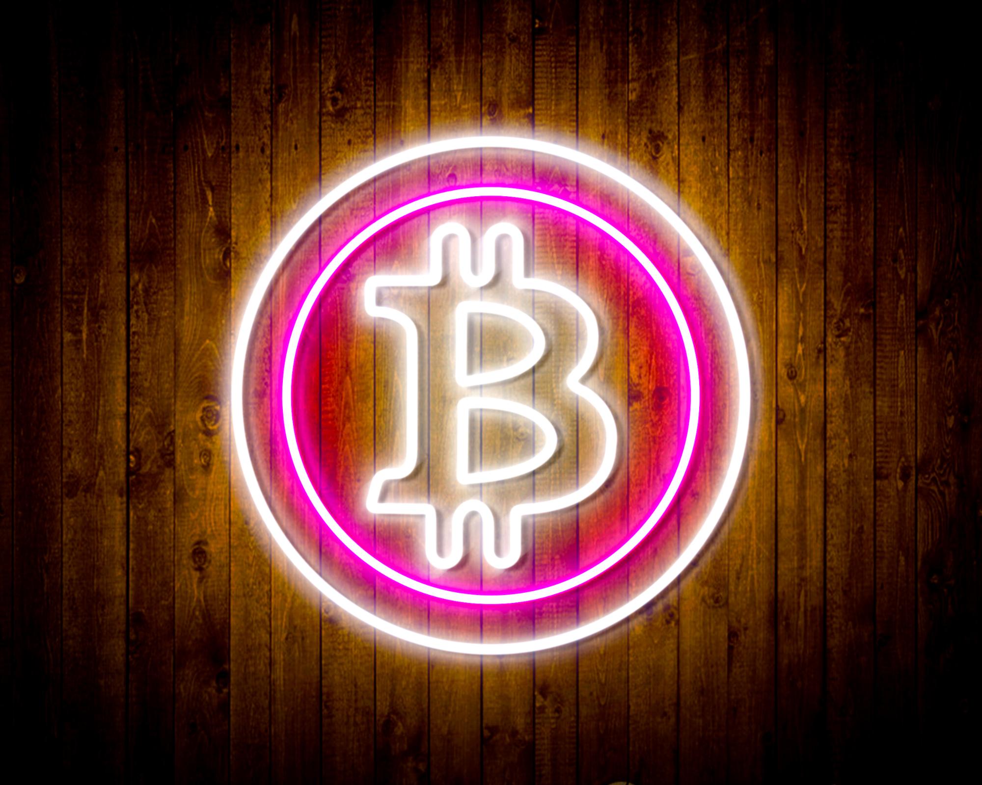 Bitcoin LED Neon Sign Wall Light