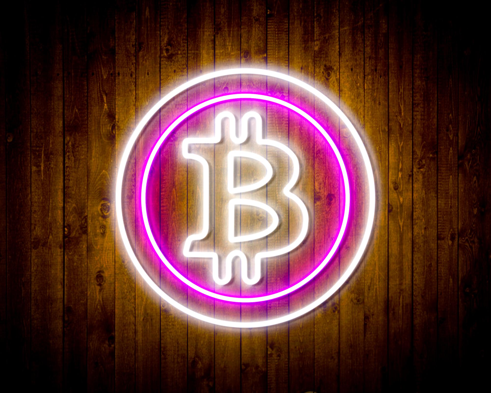 Bitcoin LED Neon Sign Wall Light