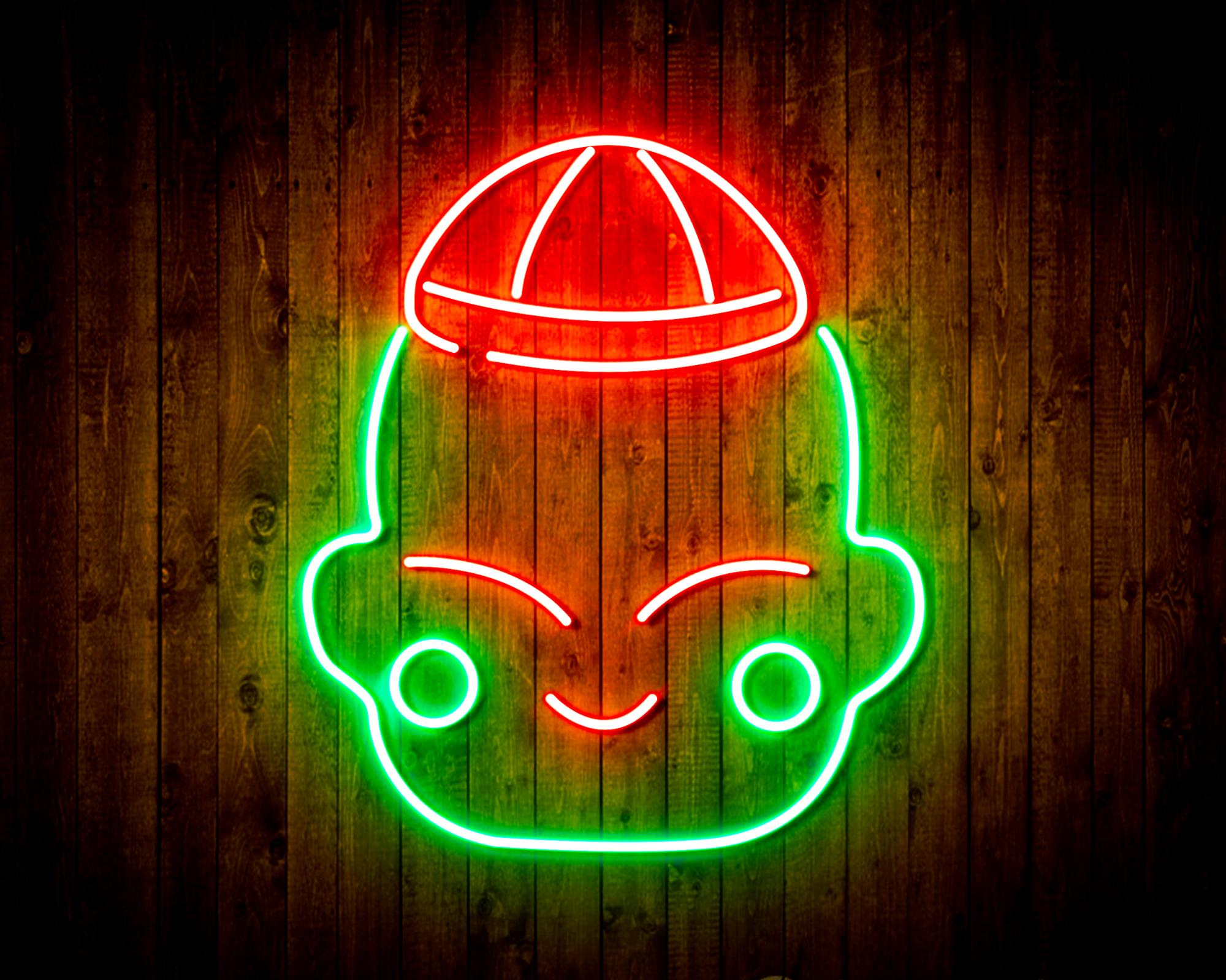 Chinese New Year Child Boy LED Neon Sign Wall Light