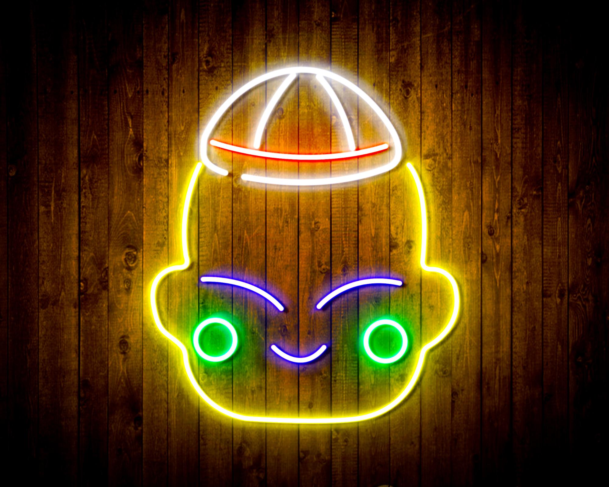 Chinese New Year Child Boy LED Neon Sign Wall Light