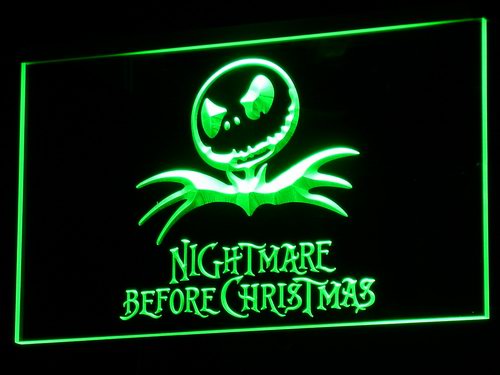 Nightmare before Christmas Neon Light LED Sign