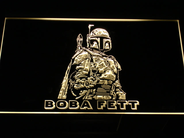 Boba Fett Star Wars Neon Light LED Sign