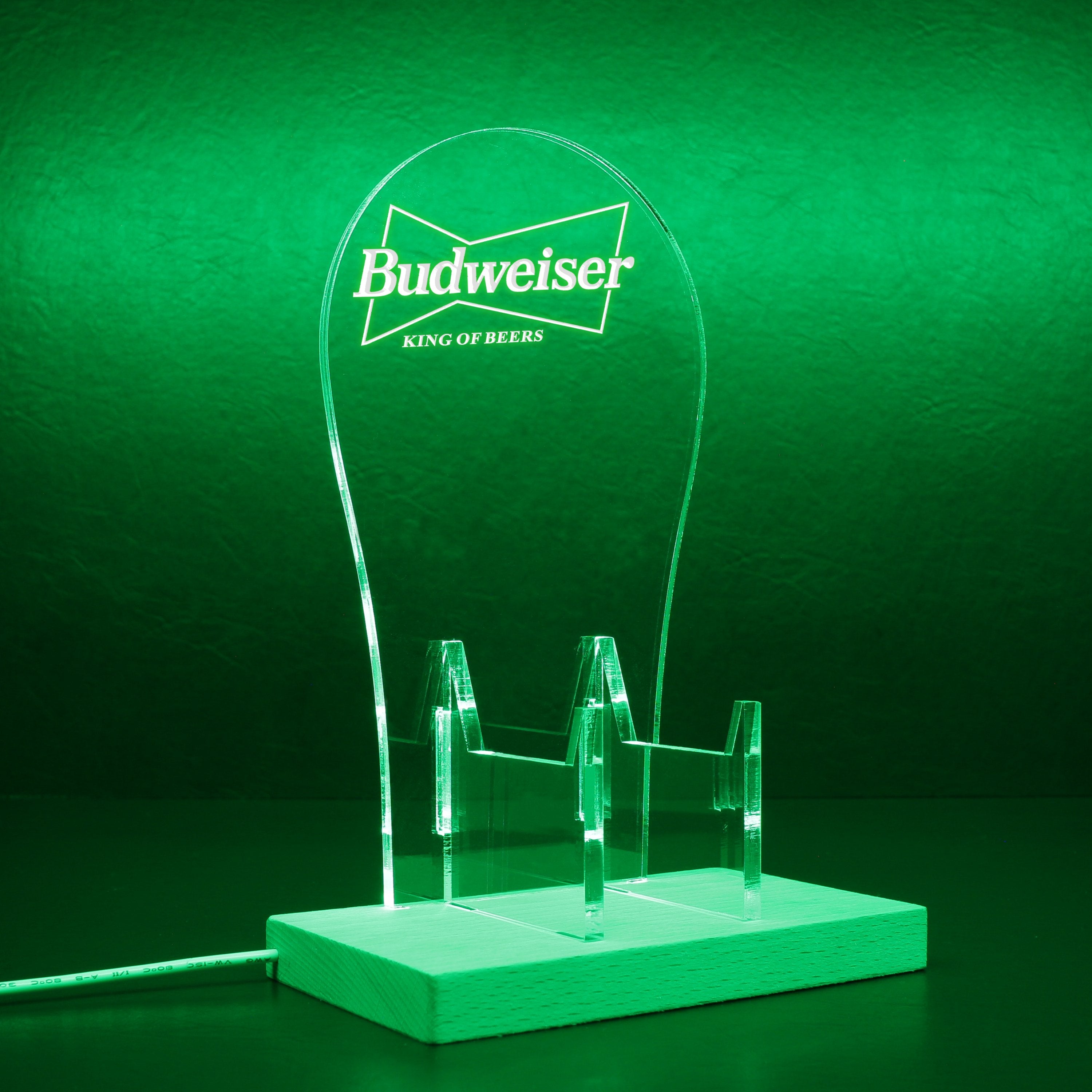 Budweiser Beer RGB LED Gaming Headset Controller Stand