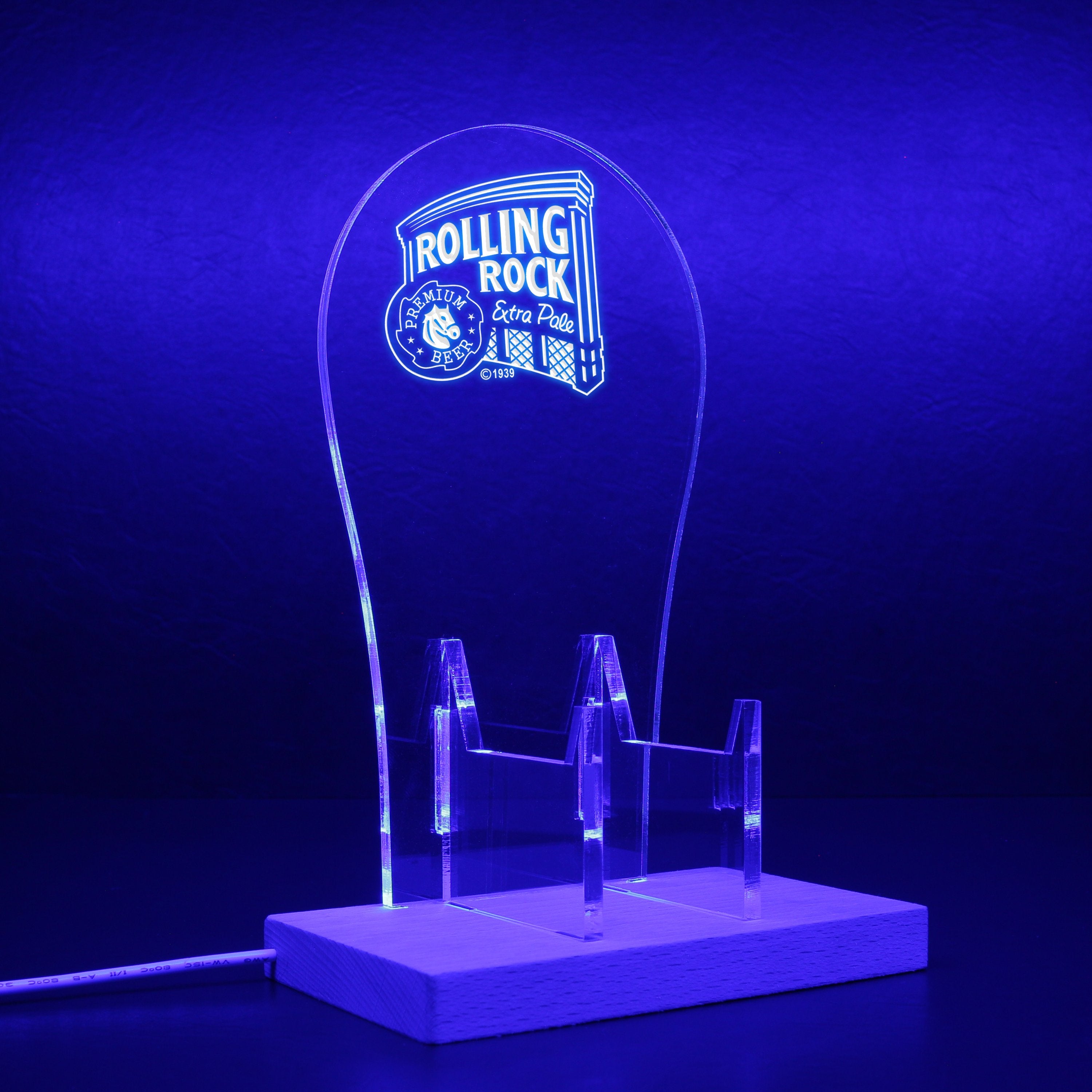 Rolling Rock Beer RGB LED Gaming Headset Controller Stand