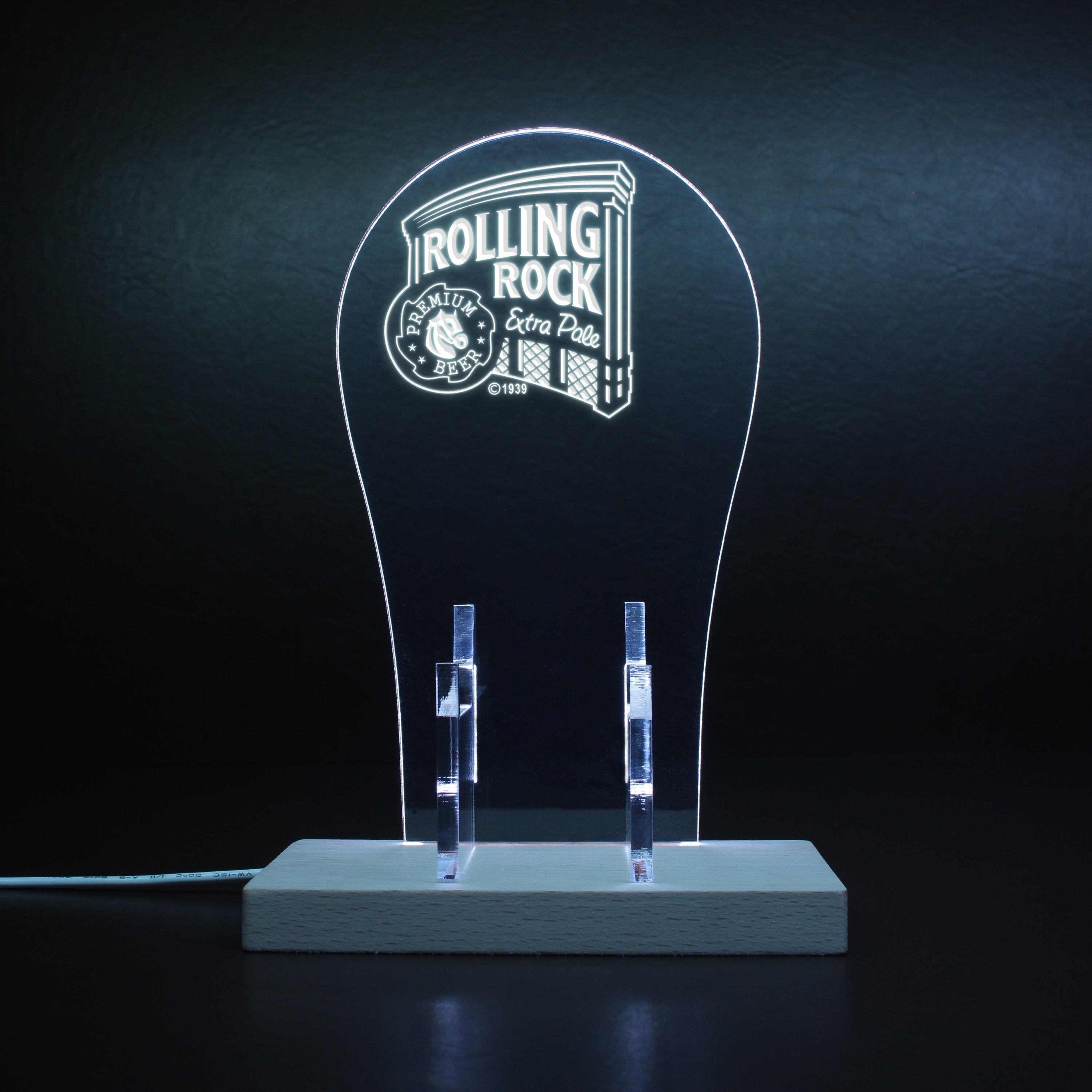 Rolling Rock Beer RGB LED Gaming Headset Controller Stand