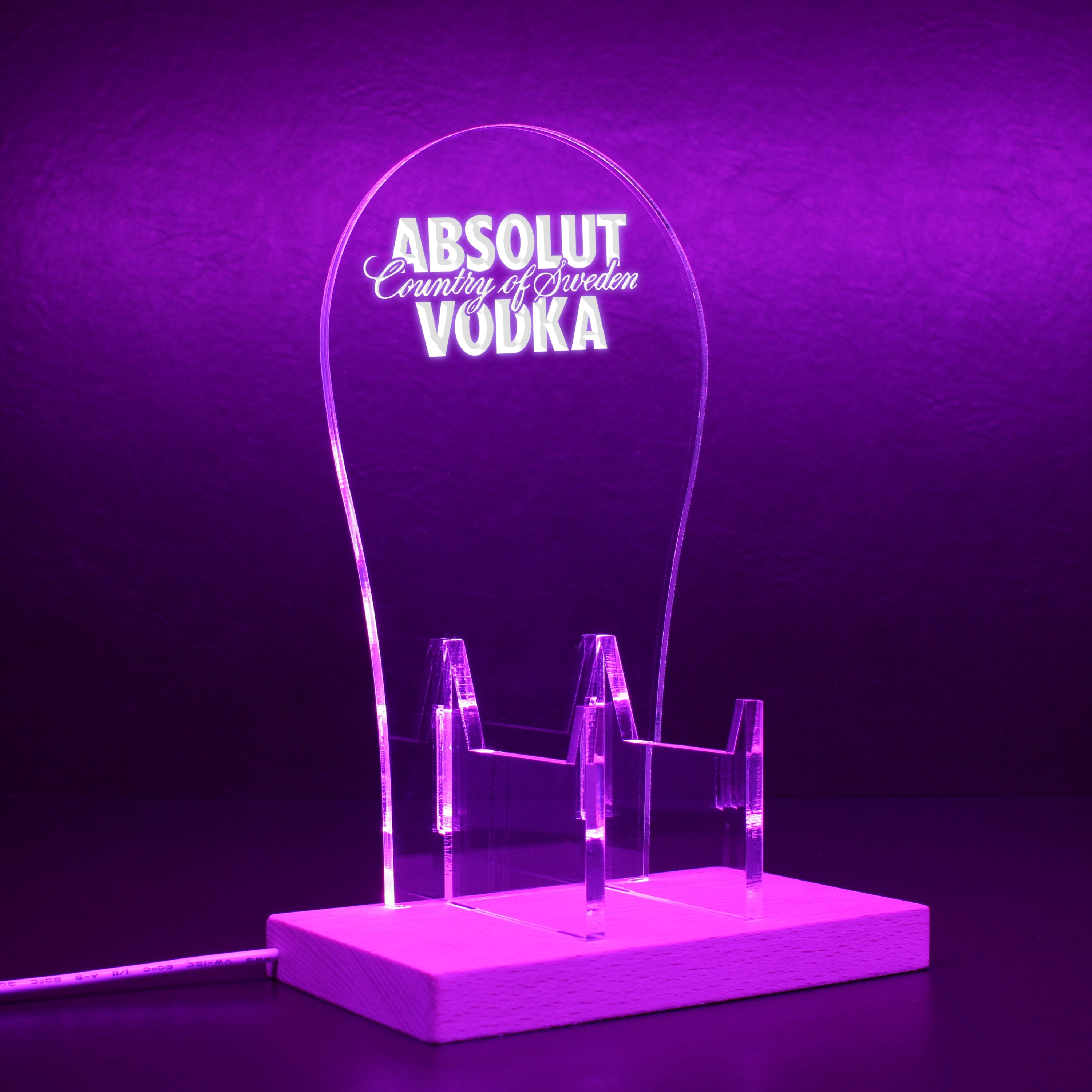 Absolut Vodka Wine RGB LED Gaming Headset Controller Stand