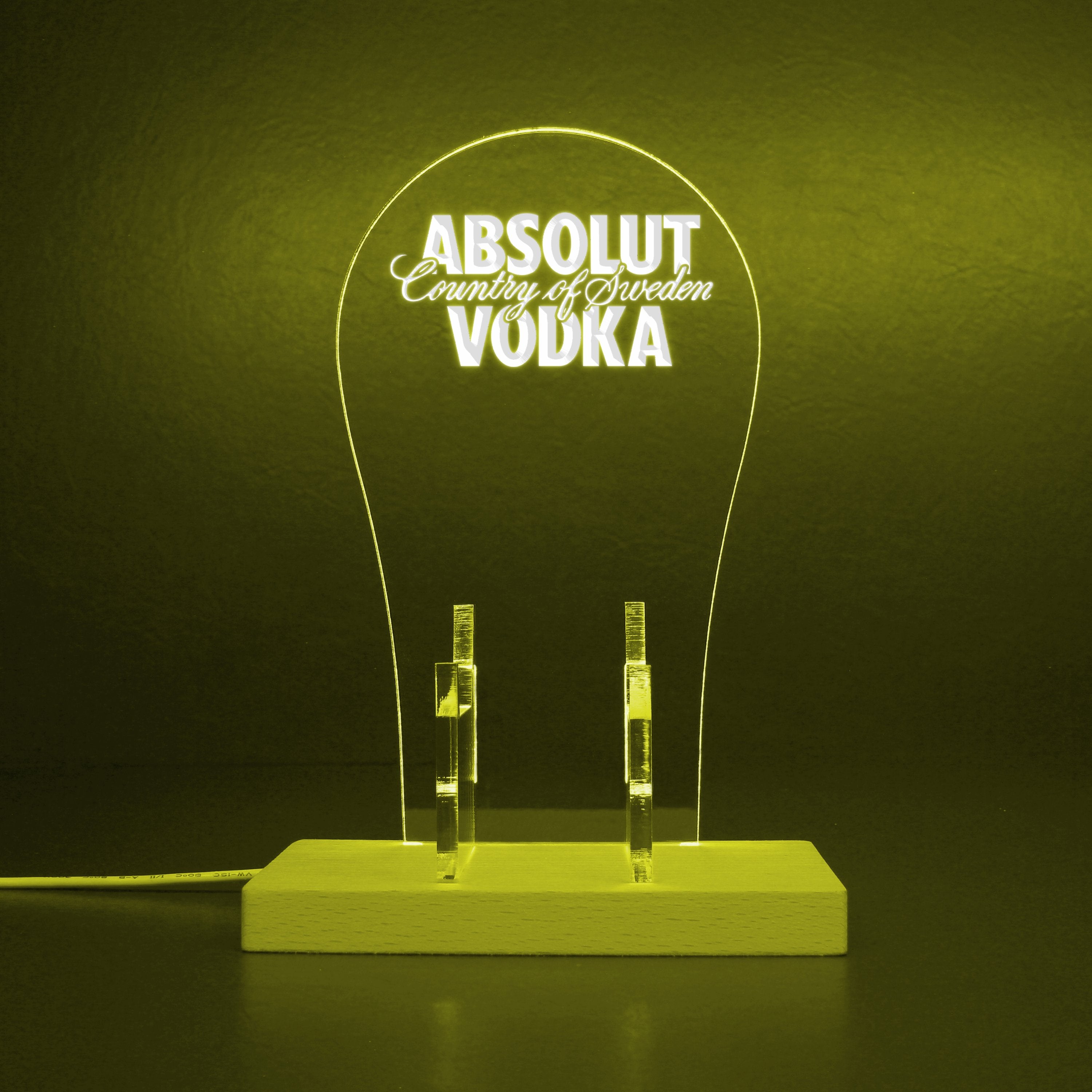 Absolut Vodka Wine RGB LED Gaming Headset Controller Stand