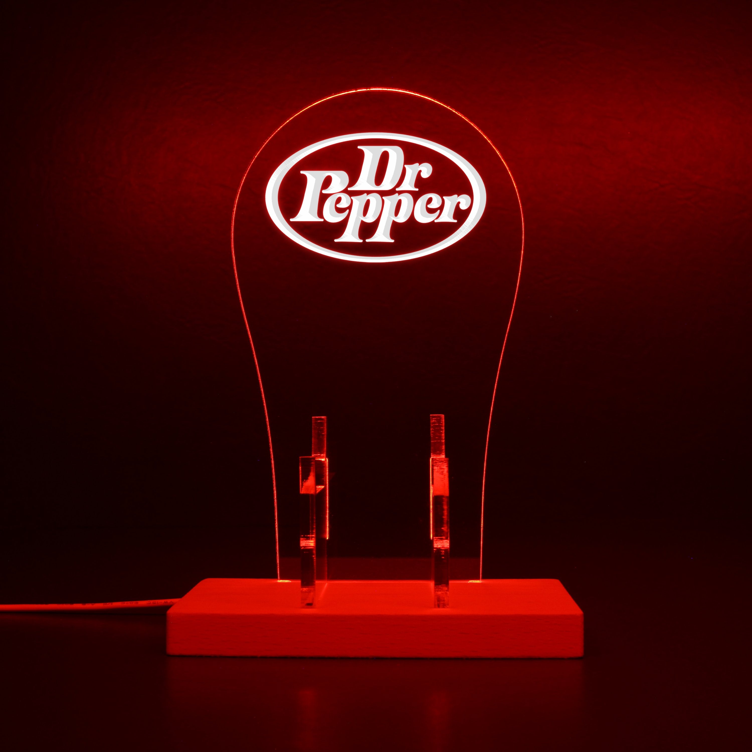 Dr Pepper Drink RGB LED Gaming Headset Controller Stand