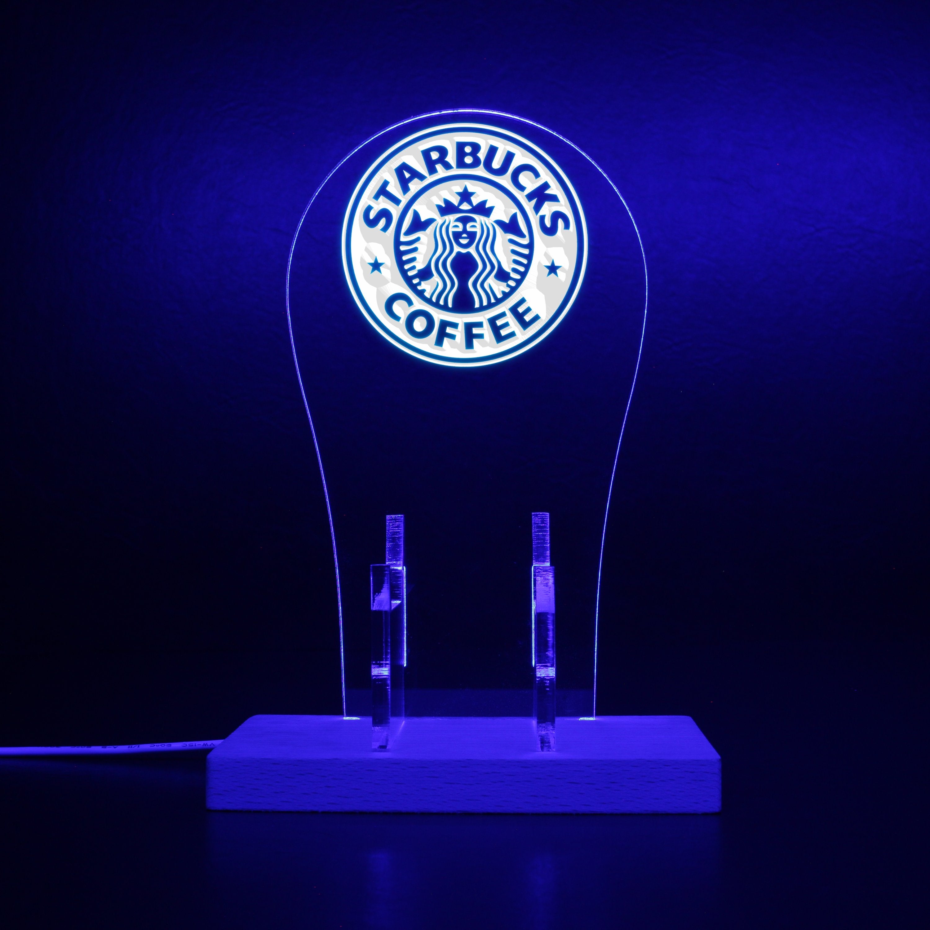 Starbucks Drink RGB LED Gaming Headset Controller Stand