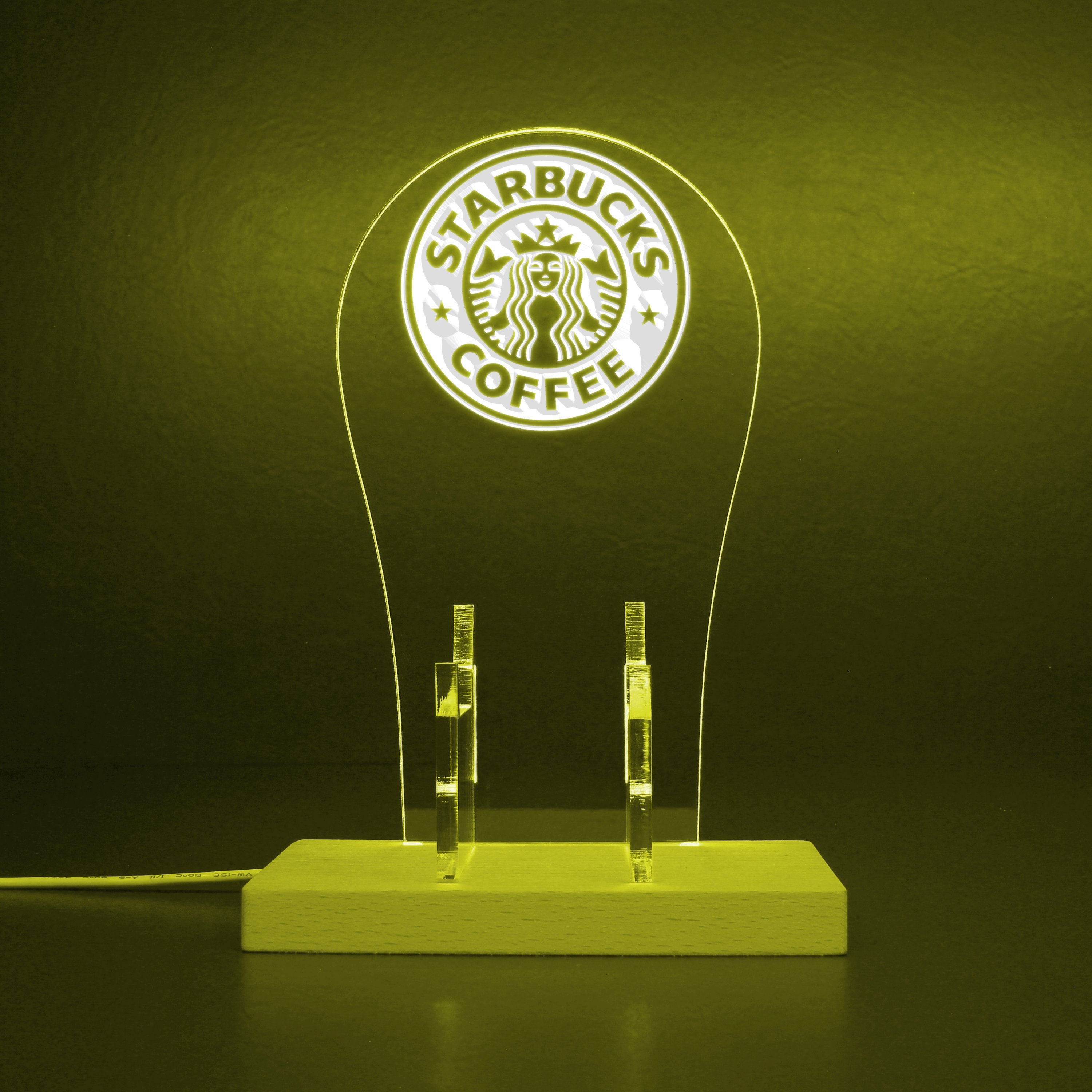Starbucks Drink RGB LED Gaming Headset Controller Stand