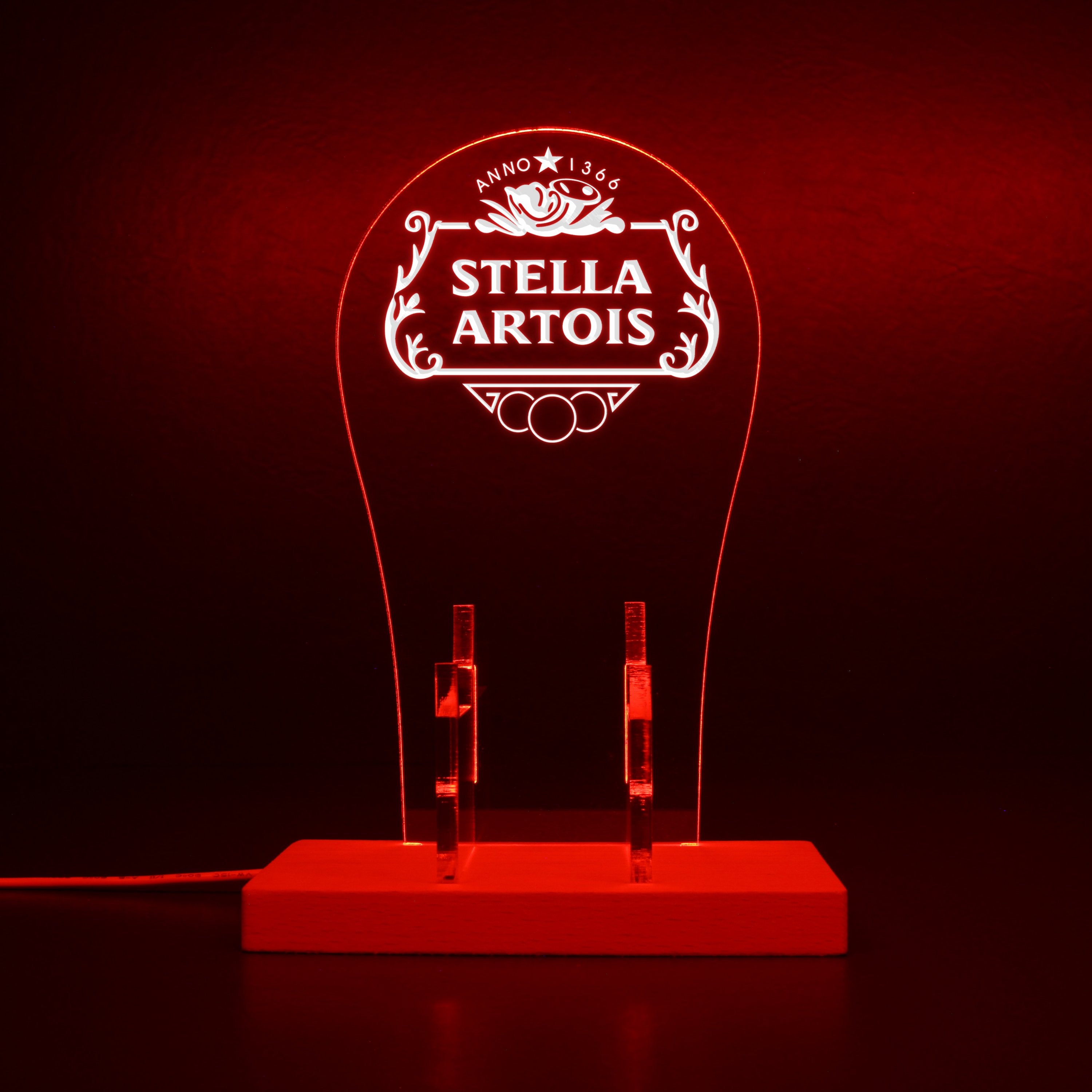 Stella Artois Beer RGB LED Gaming Headset Controller Stand