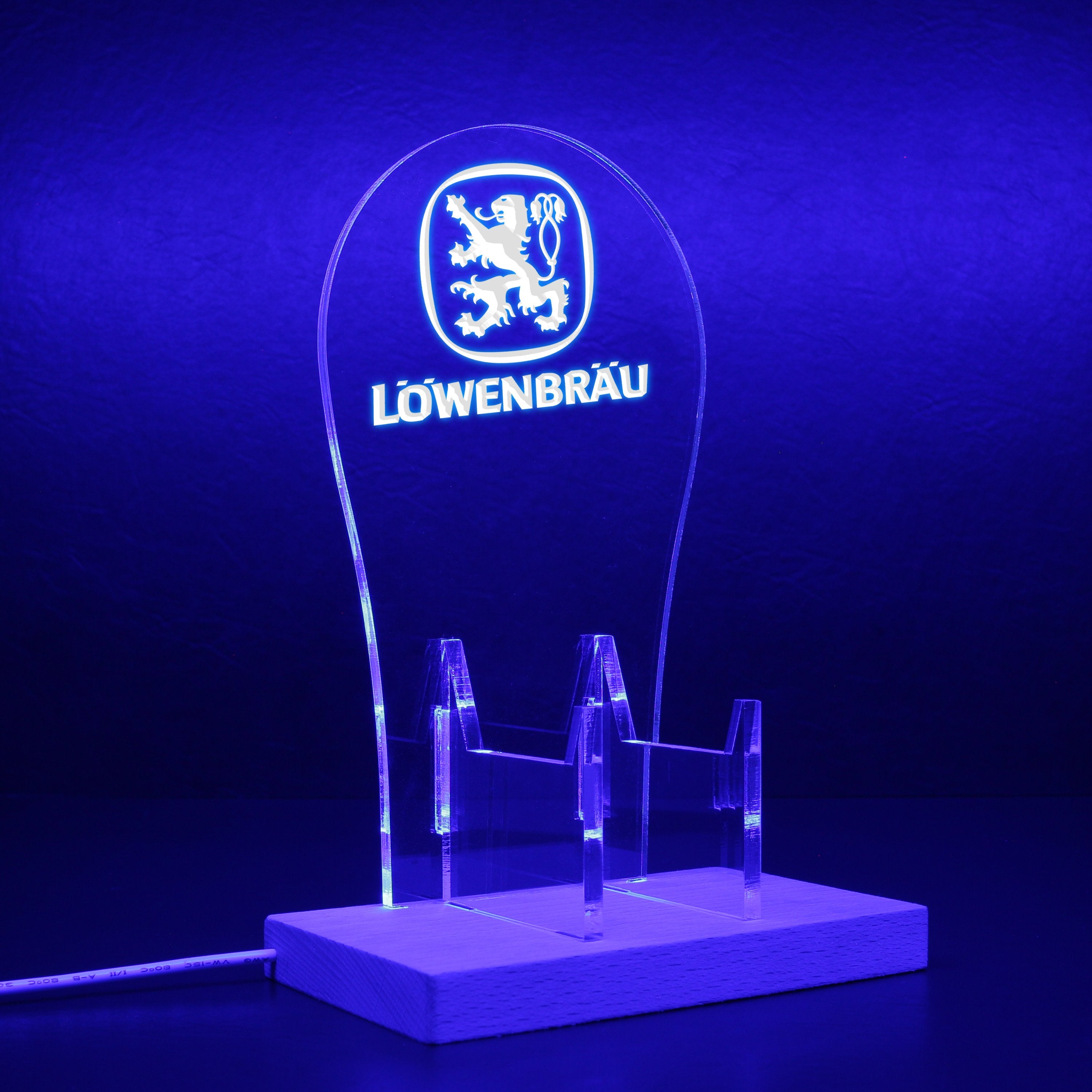 Lowenbrau Beer RGB LED Gaming Headset Controller Stand