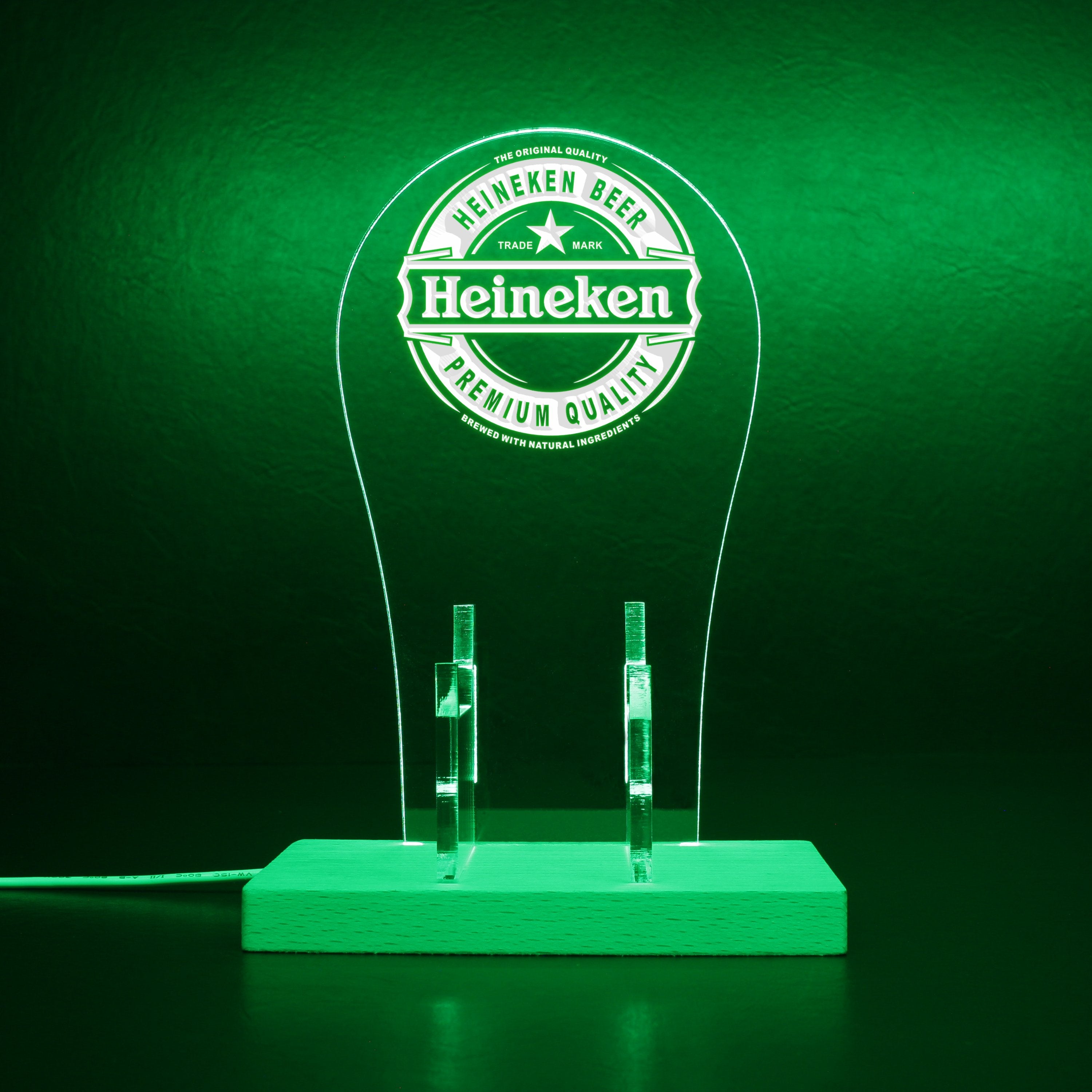 Heineken Beer RGB LED Gaming Headset Controller Stand