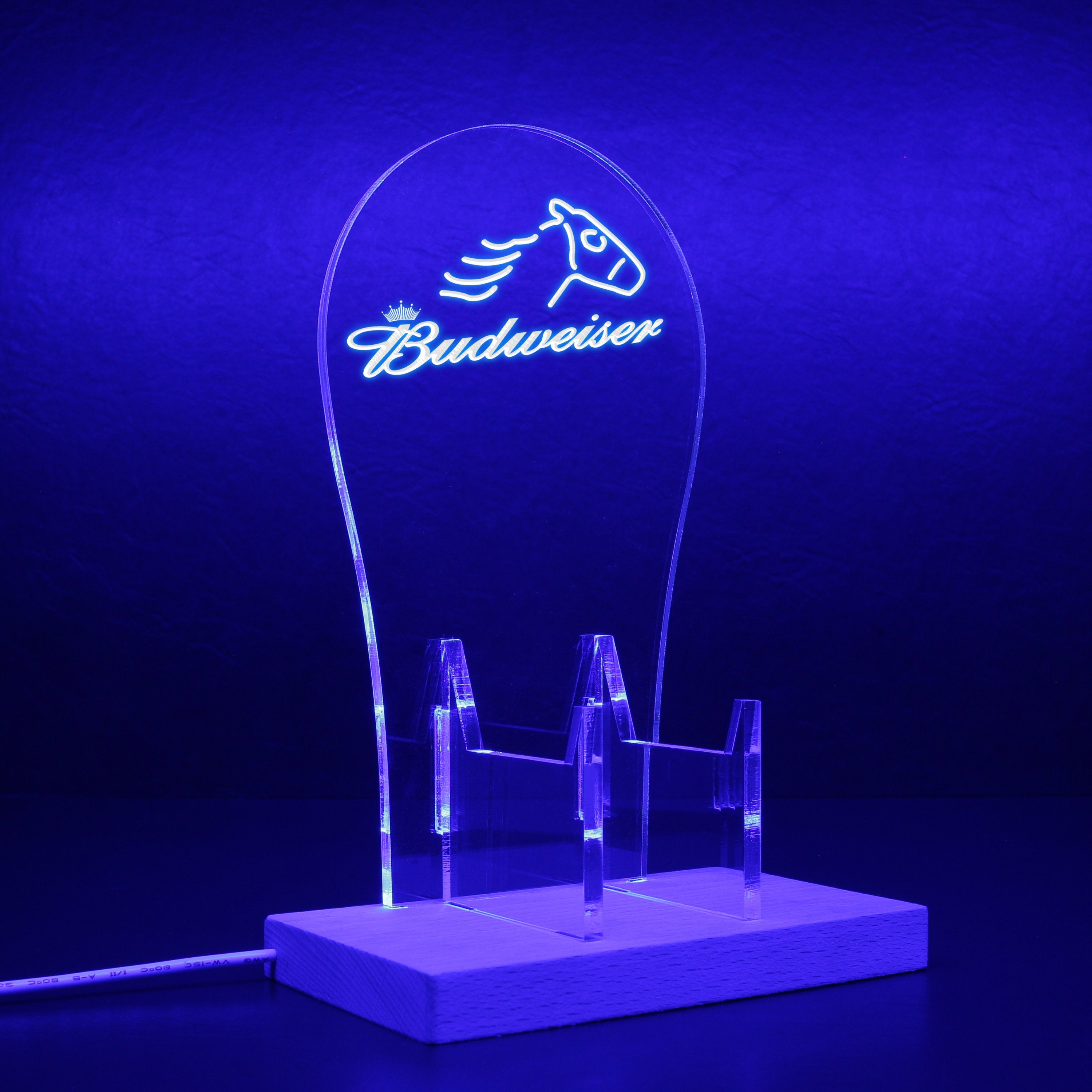 Budweiser Horse Beer RGB LED Gaming Headset Controller Stand