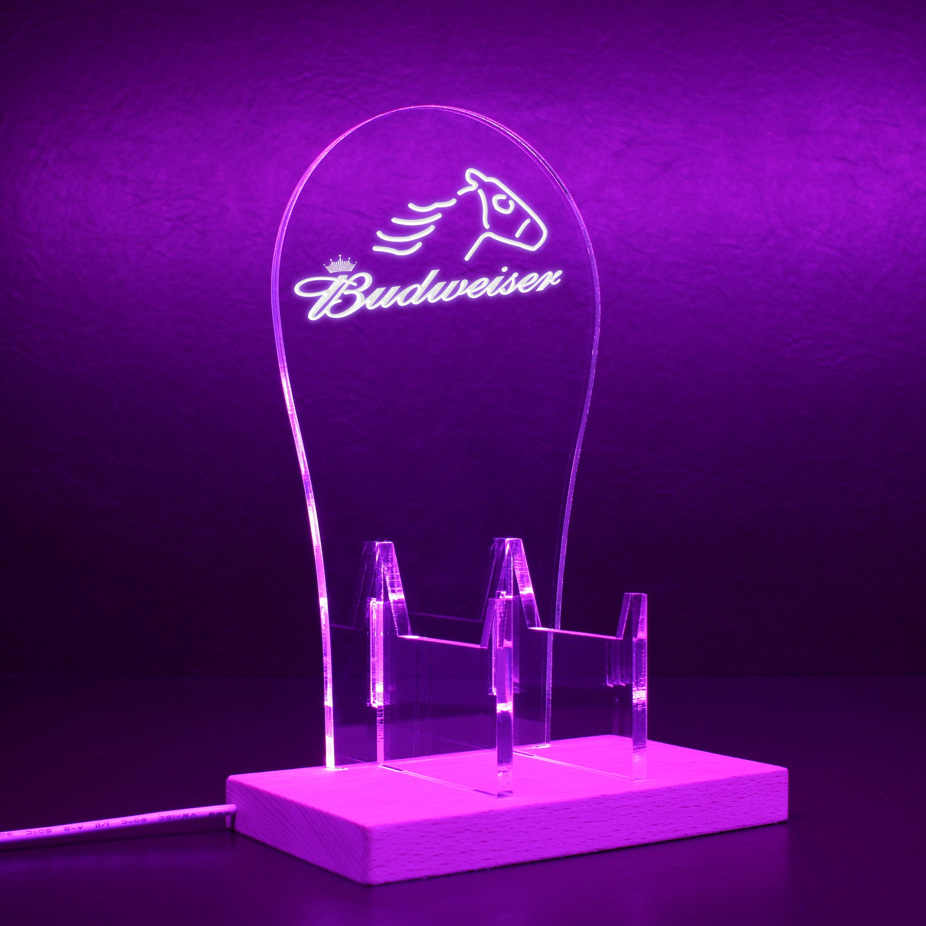 Budweiser Horse Beer RGB LED Gaming Headset Controller Stand