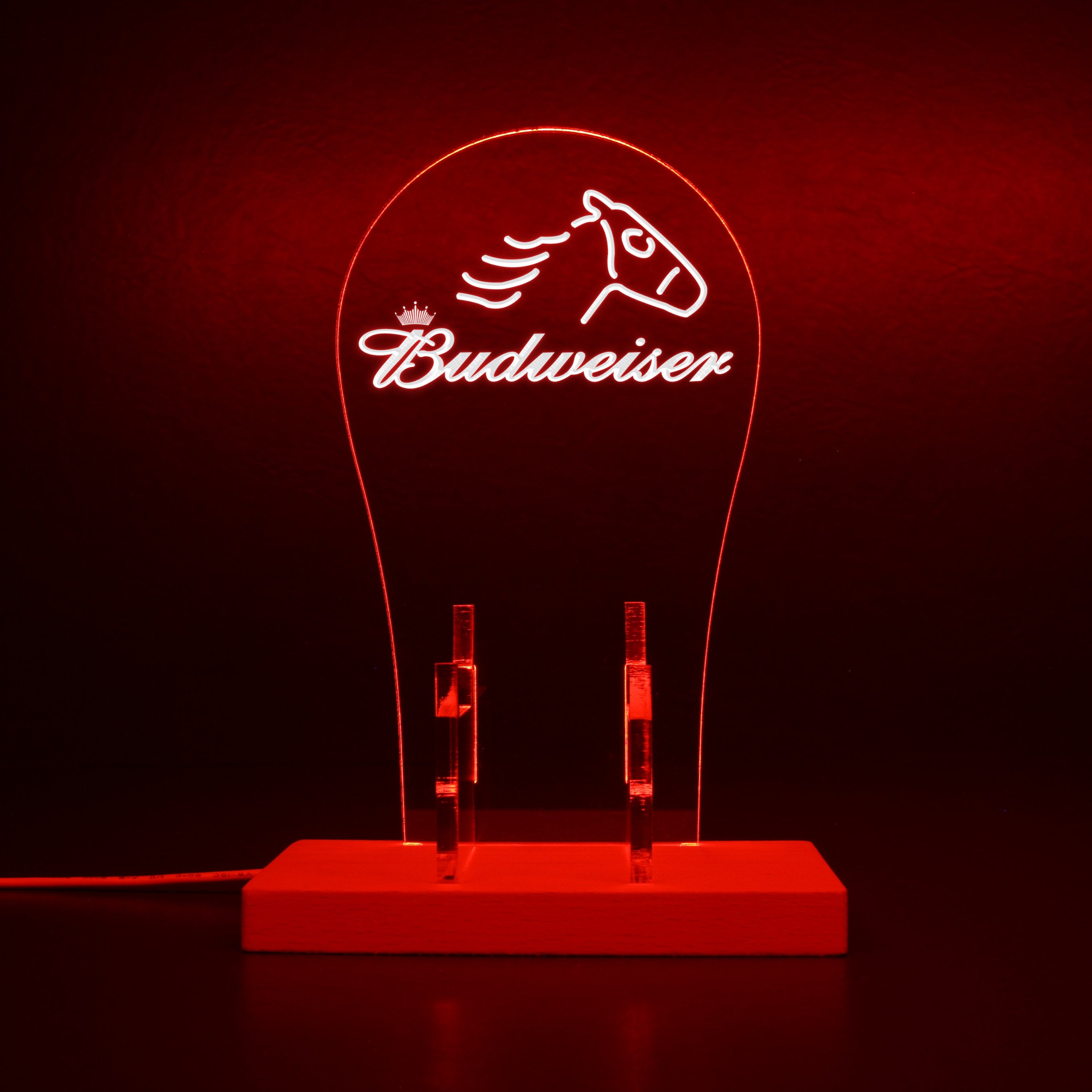 Budweiser Horse Beer RGB LED Gaming Headset Controller Stand