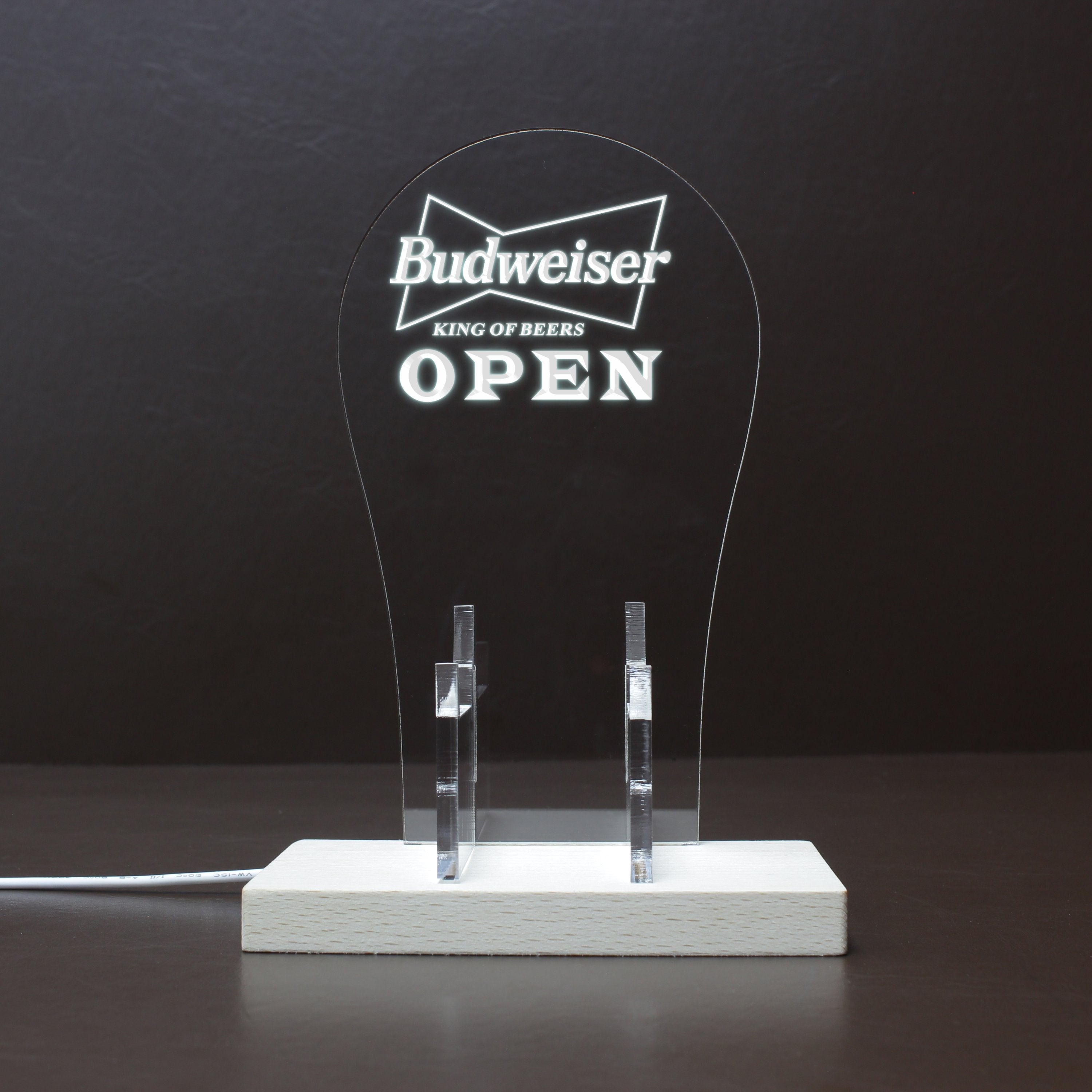 Budweiser Open RGB LED Gaming Headset Controller Stand