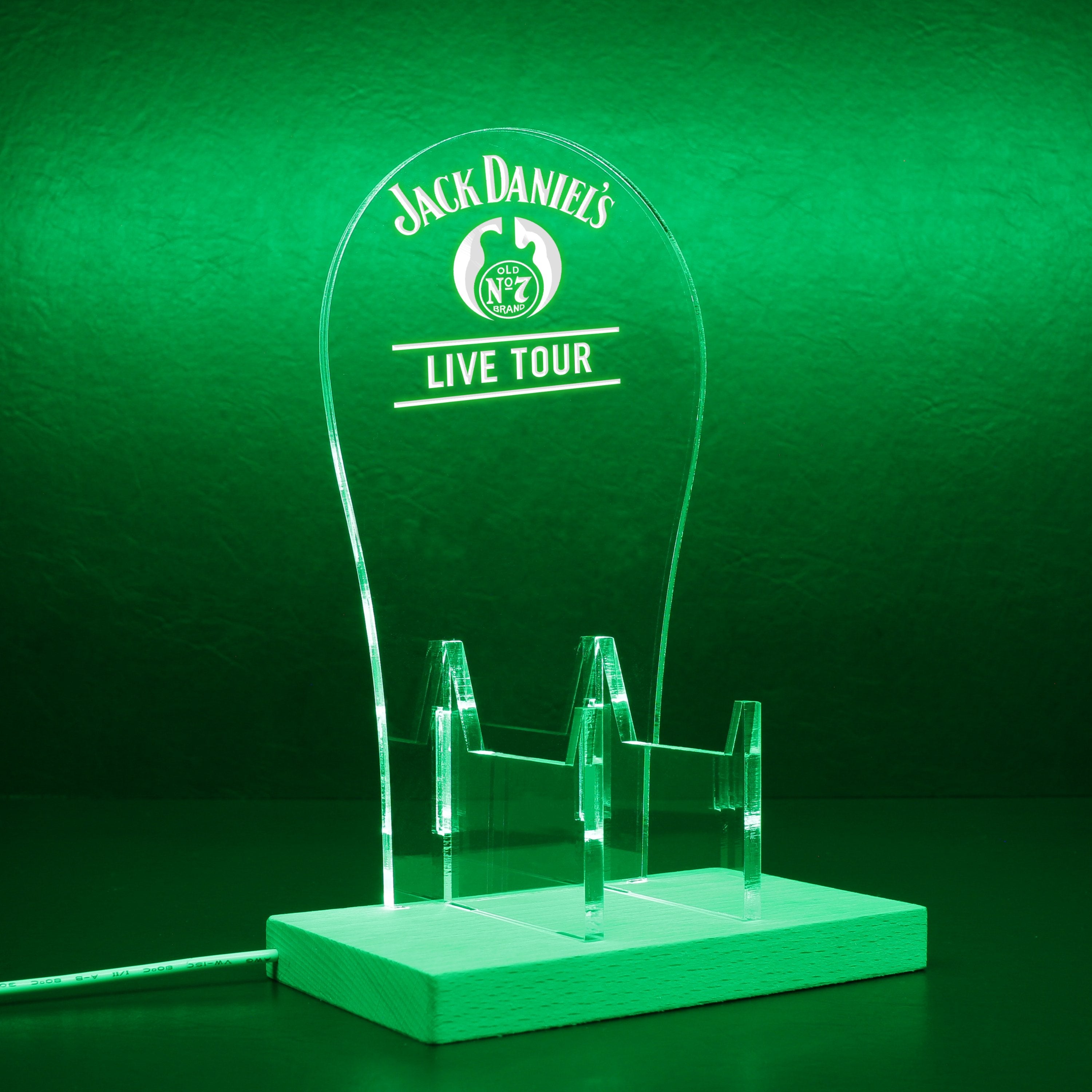 Jack Daniel'S RGB LED Gaming Headset Controller Stand
