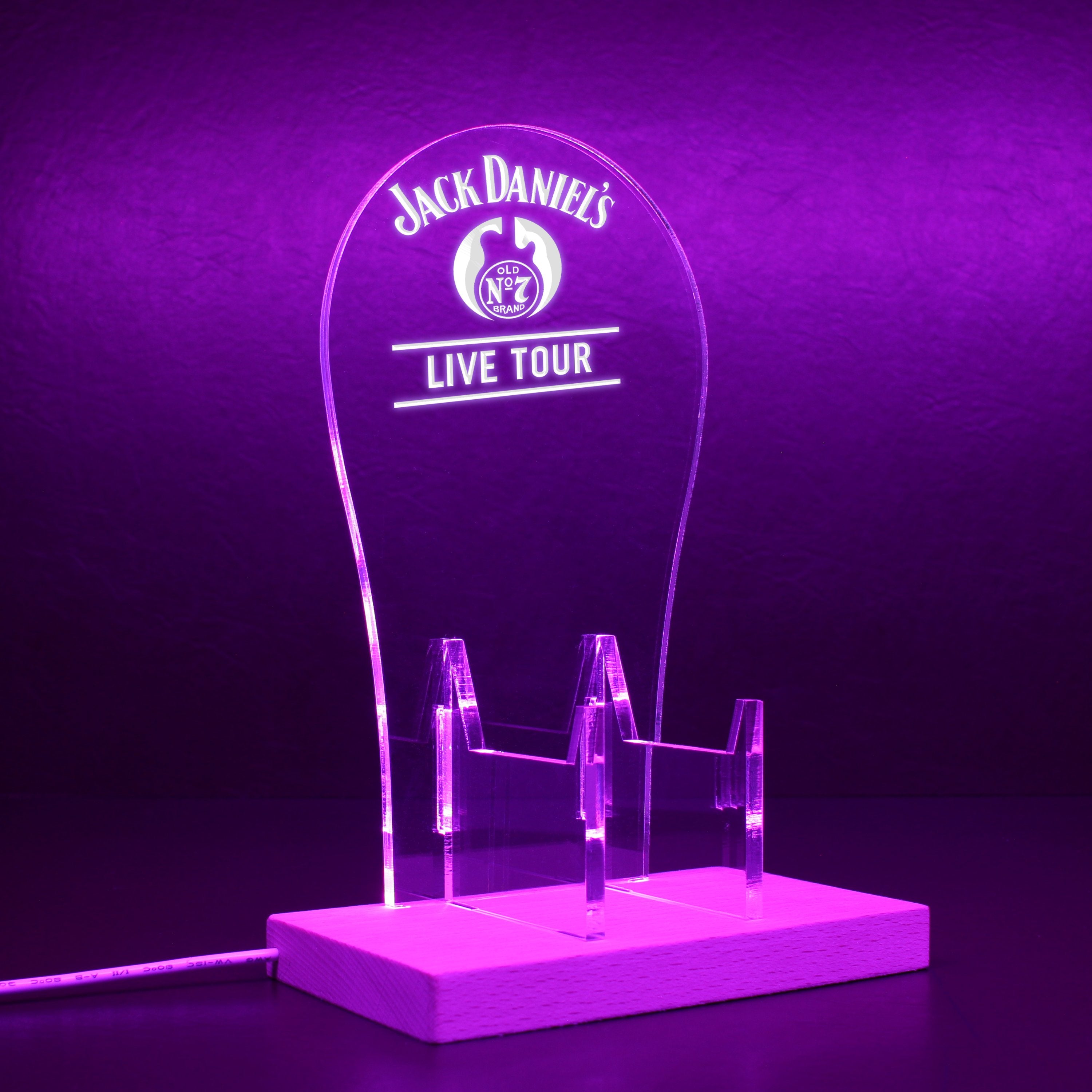Jack Daniel'S RGB LED Gaming Headset Controller Stand