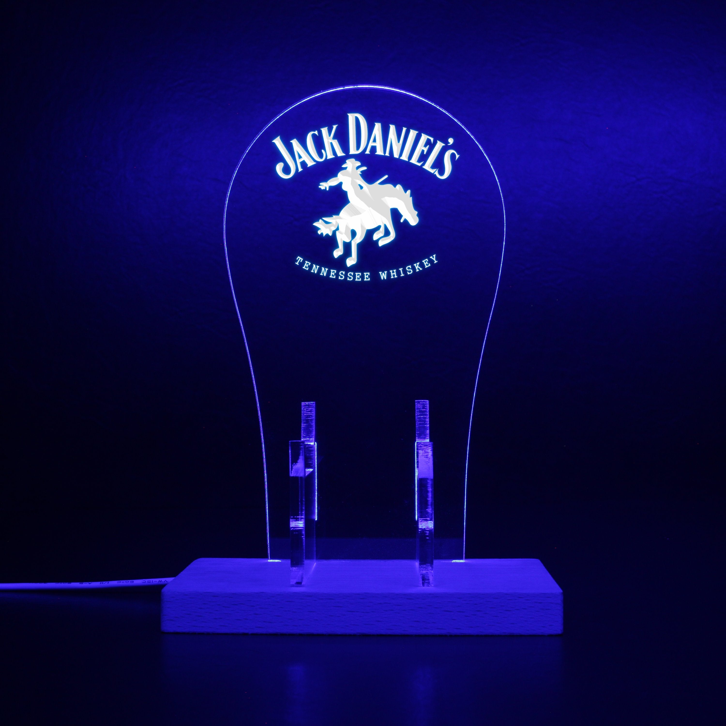 JACK DANIEL'S WHISKEY Bronco Cowboy RGB LED Gaming Headset Controller Stand