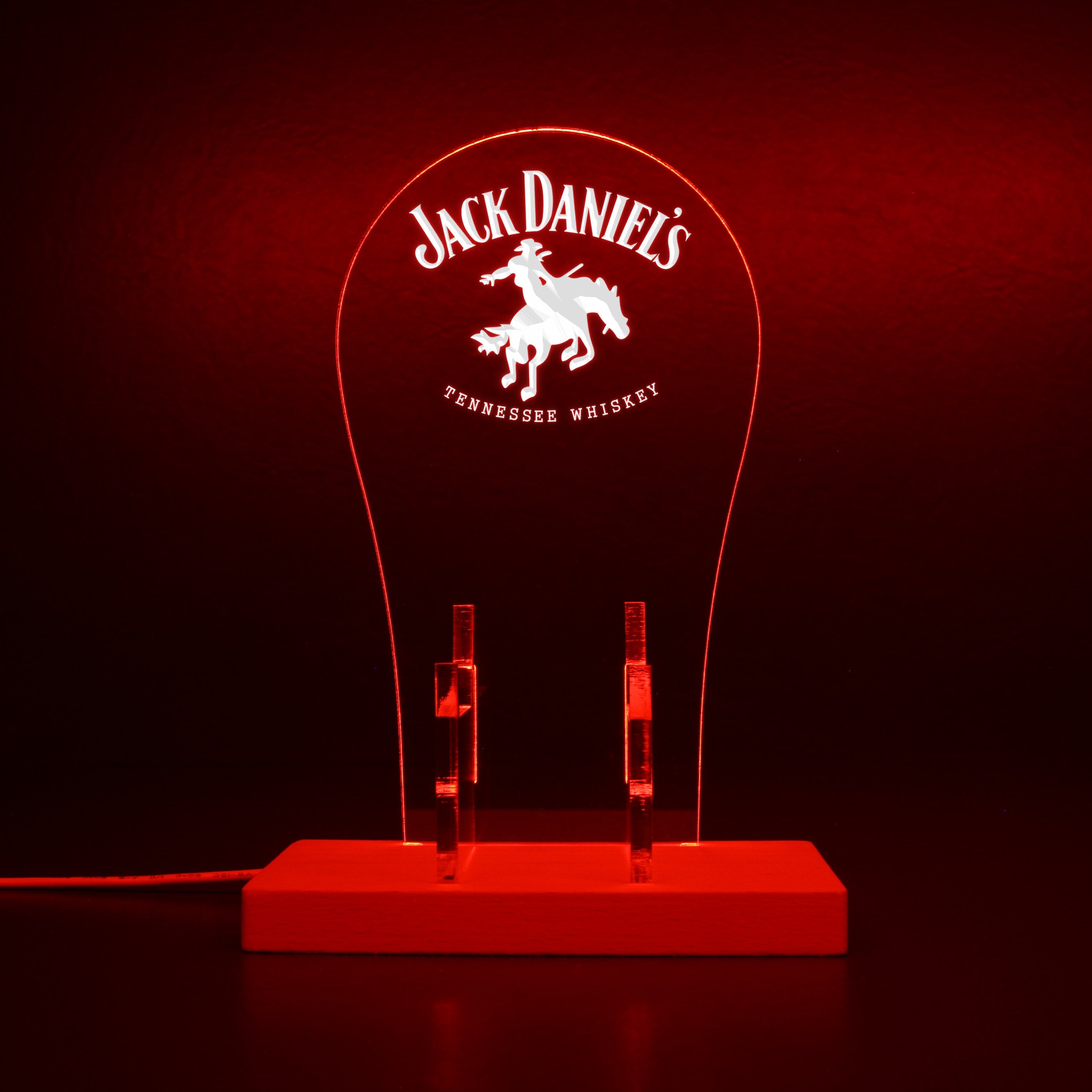 JACK DANIEL'S WHISKEY Bronco Cowboy RGB LED Gaming Headset Controller Stand