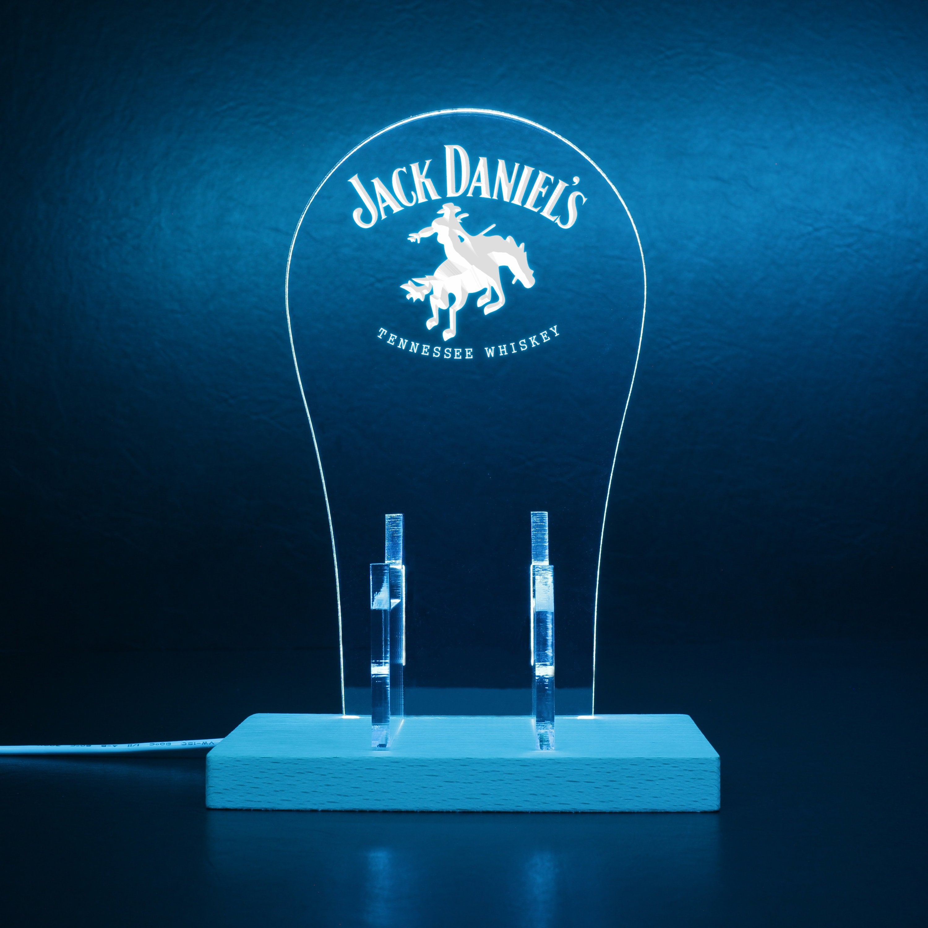 JACK DANIEL'S WHISKEY Bronco Cowboy RGB LED Gaming Headset Controller Stand