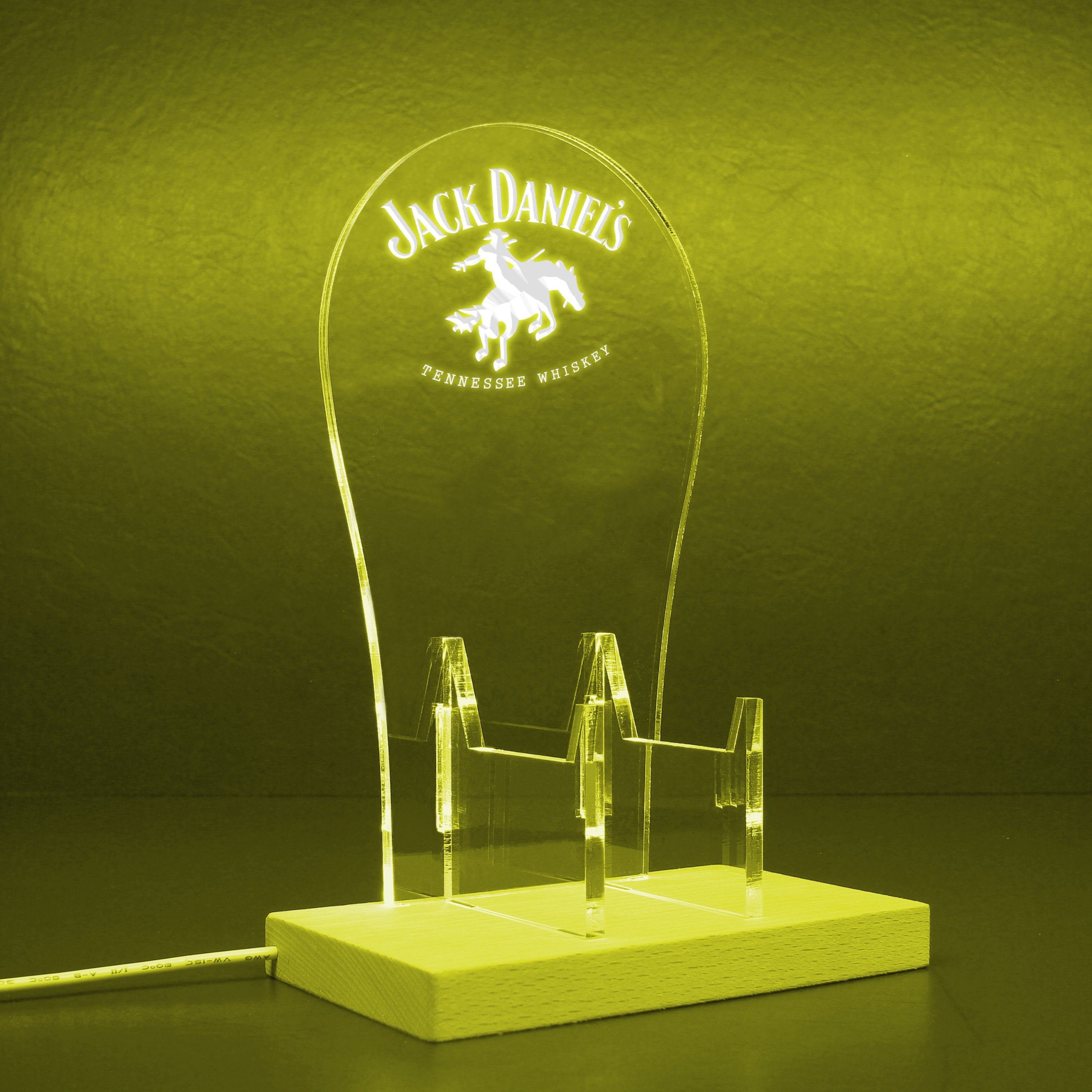 JACK DANIEL'S WHISKEY Bronco Cowboy RGB LED Gaming Headset Controller Stand