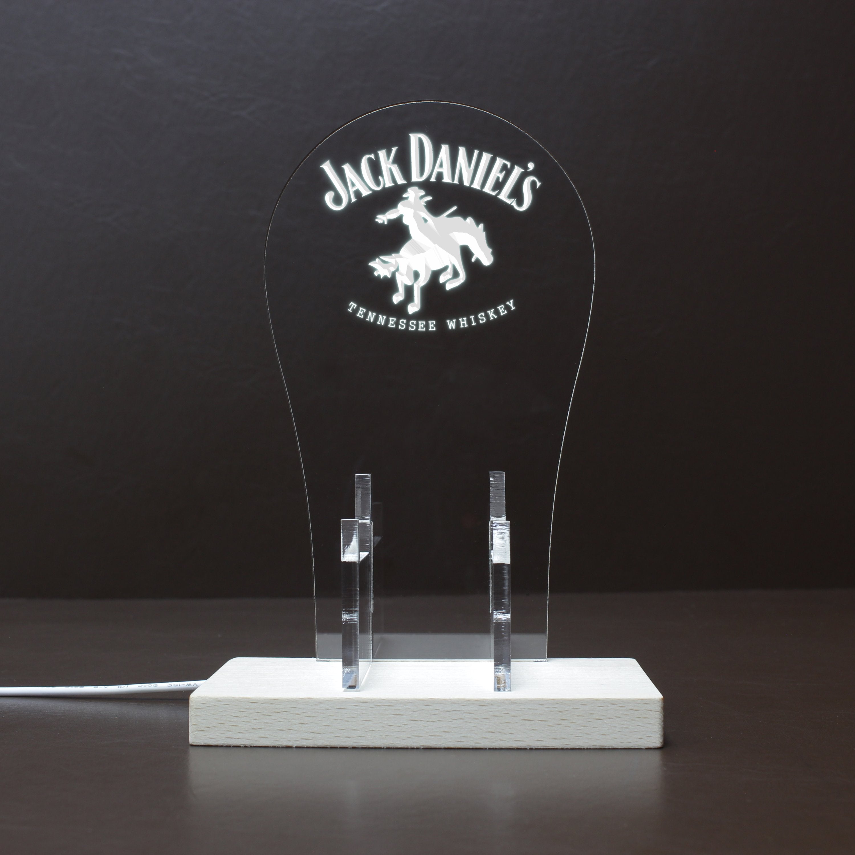 JACK DANIEL'S WHISKEY Bronco Cowboy RGB LED Gaming Headset Controller Stand