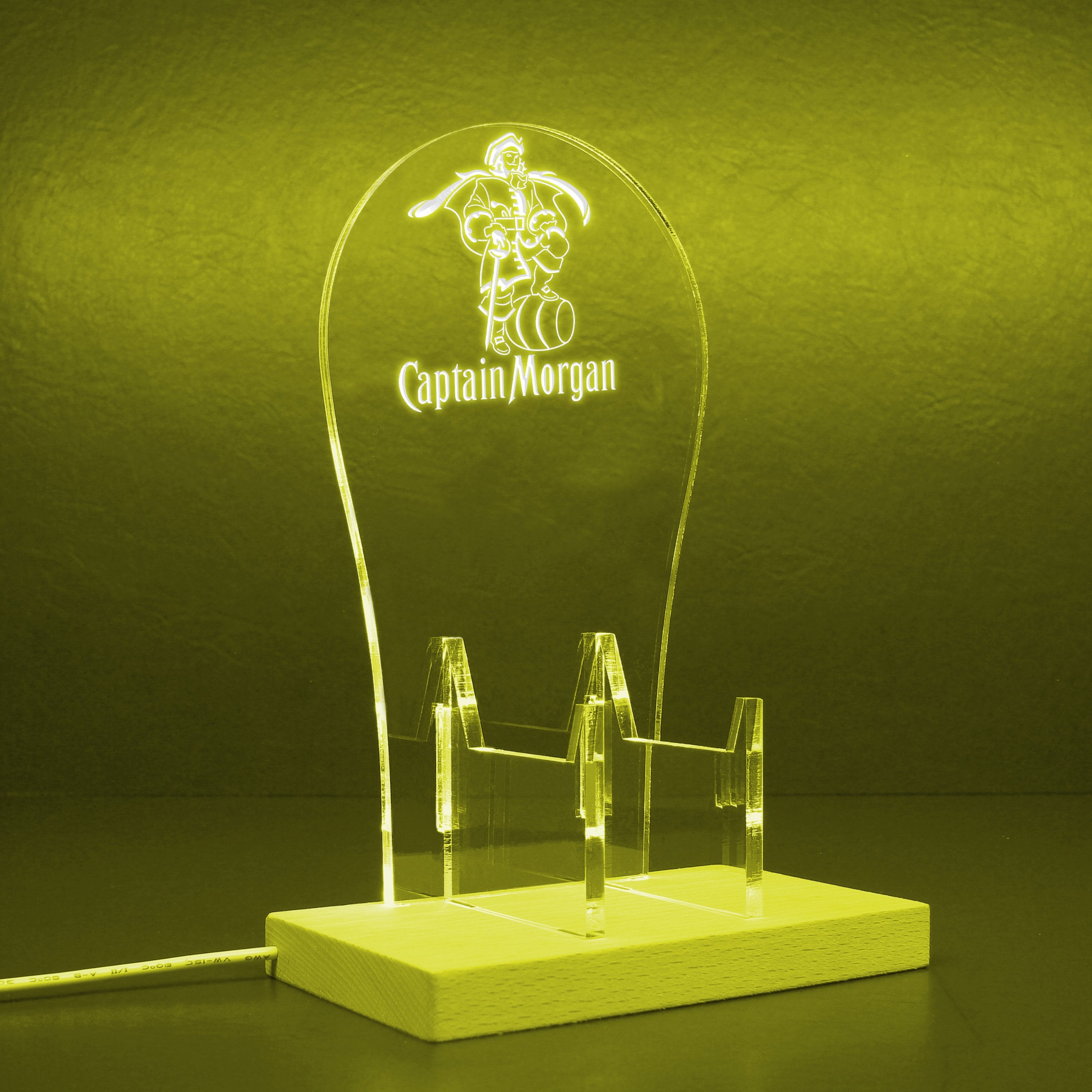 Captain Morgan RGB LED Gaming Headset Controller Stand