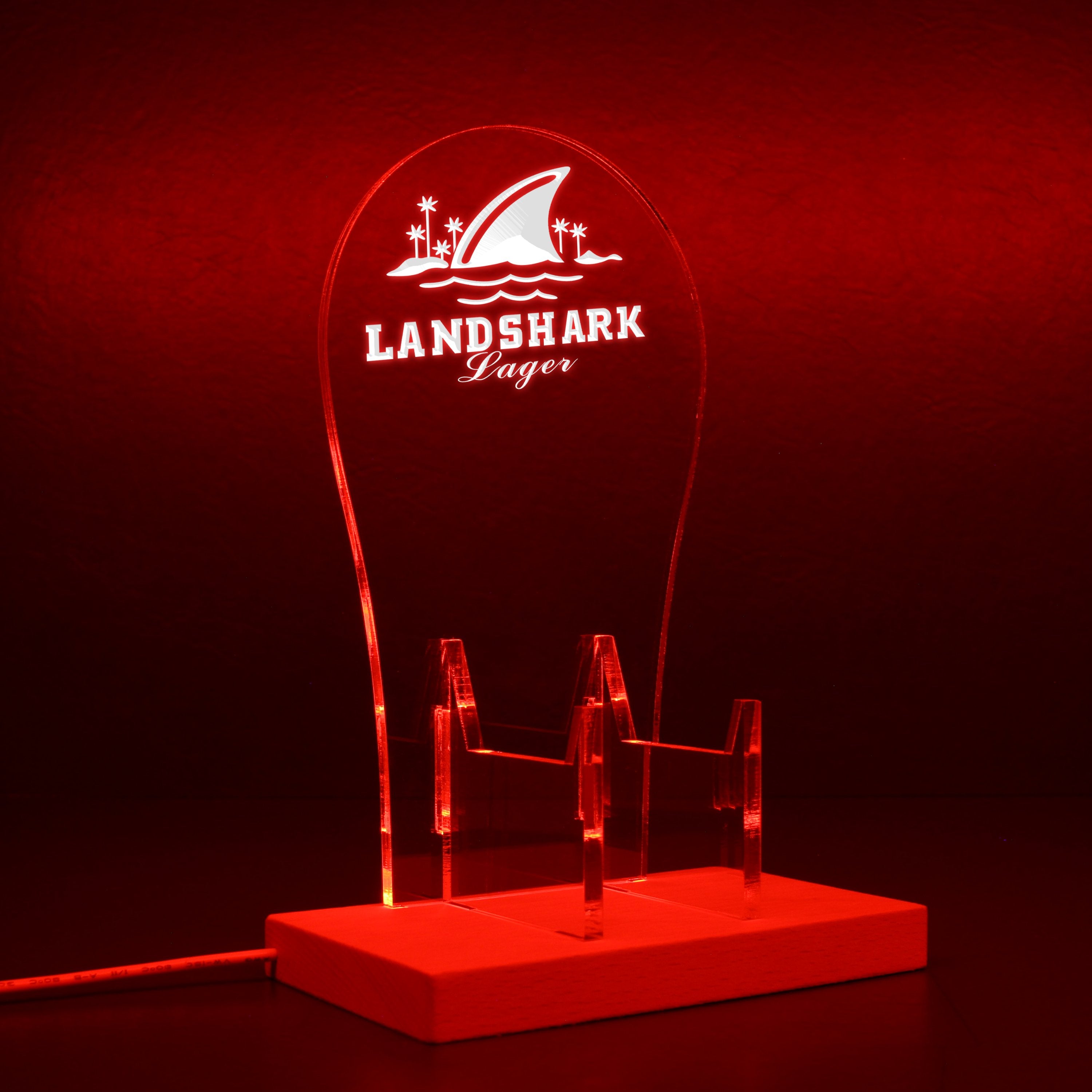 Landshark RGB LED Gaming Headset Controller Stand