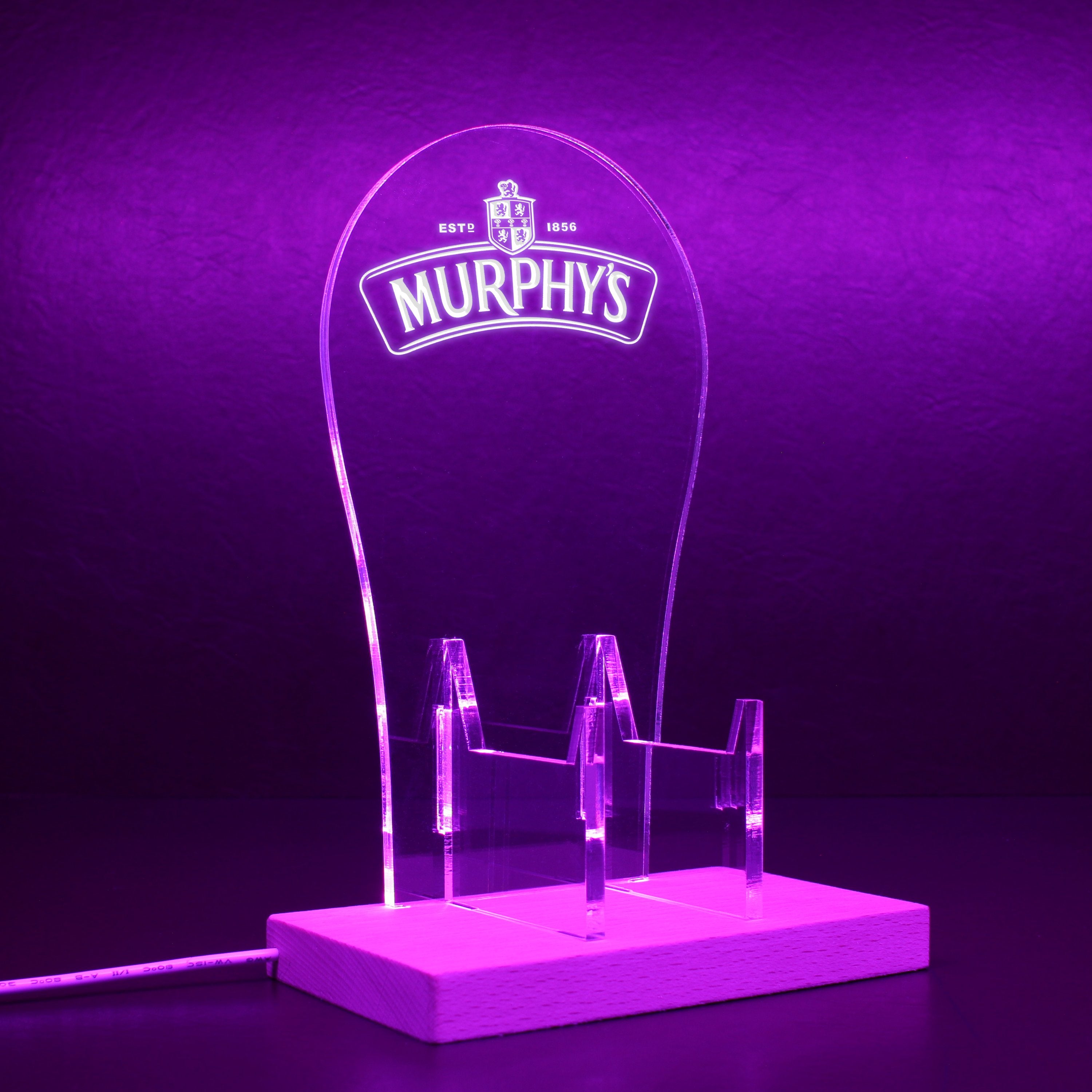 Murphys_Logo RGB LED Gaming Headset Controller Stand