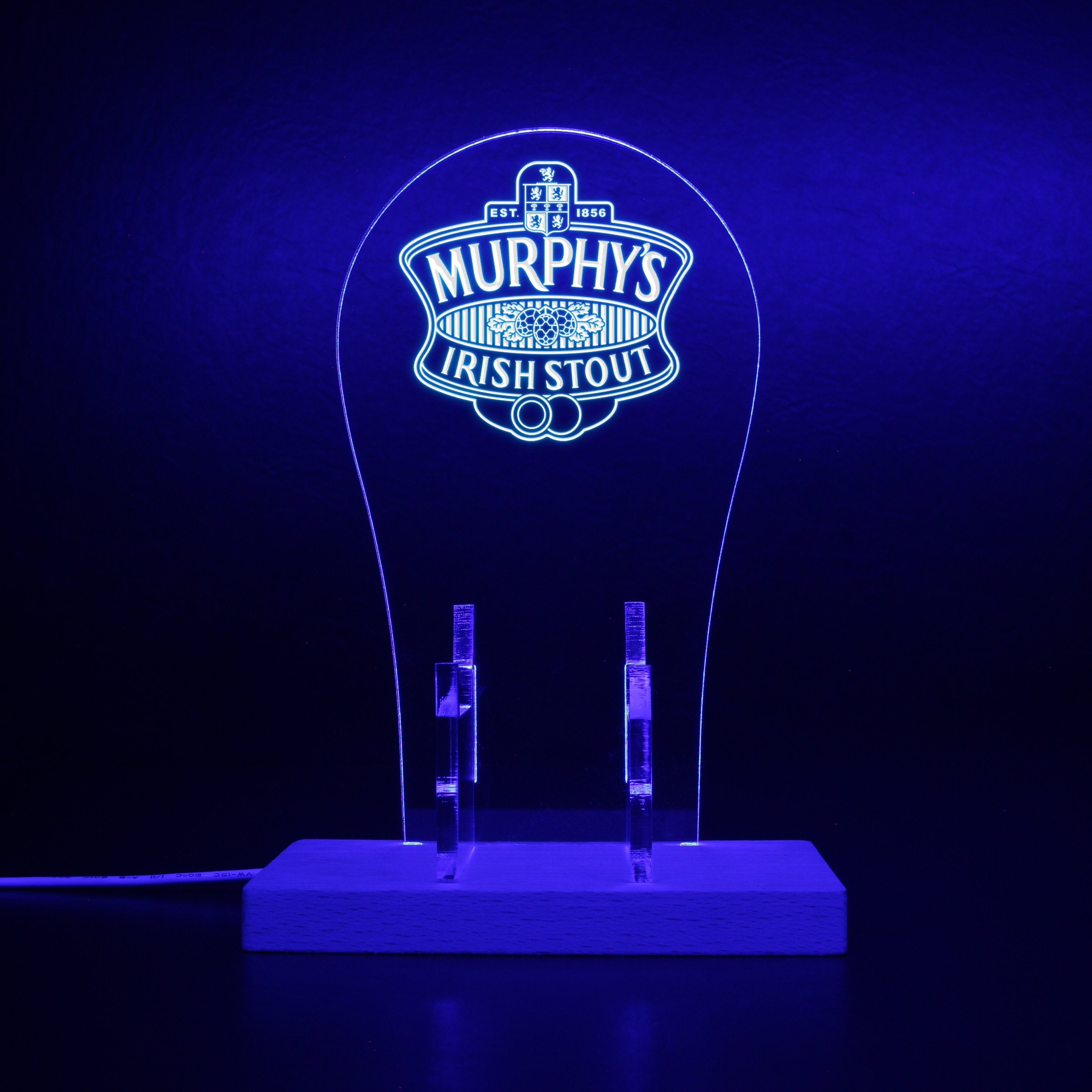 Murphys Logo RGB LED Gaming Headset Controller Stand