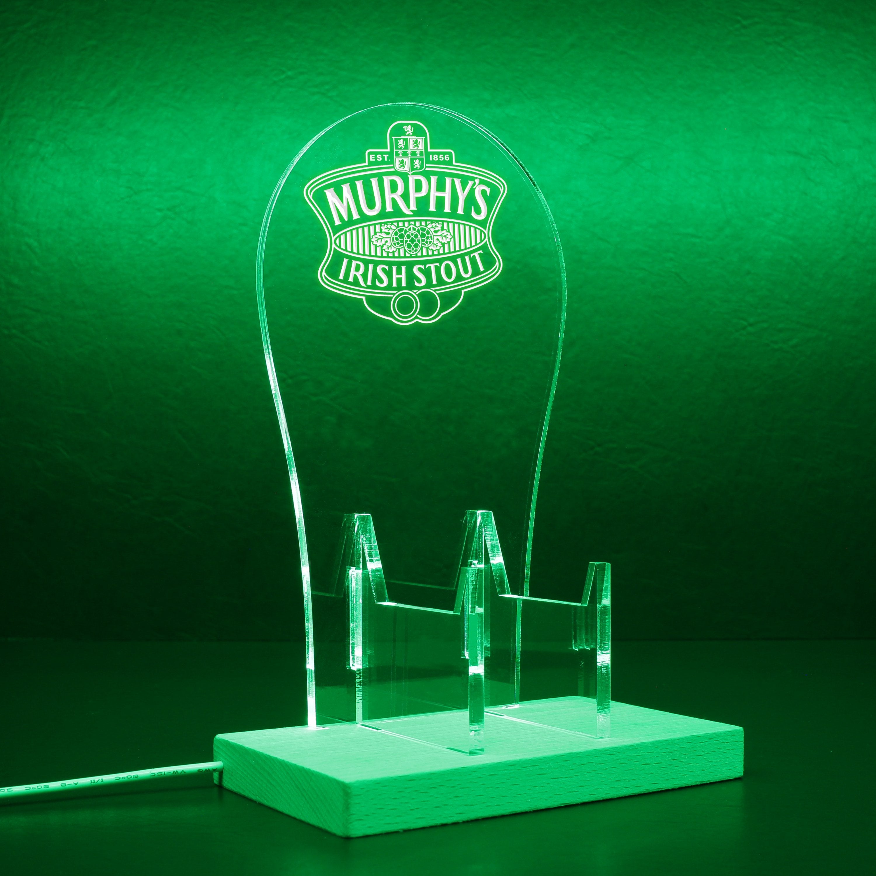 Murphys Logo RGB LED Gaming Headset Controller Stand