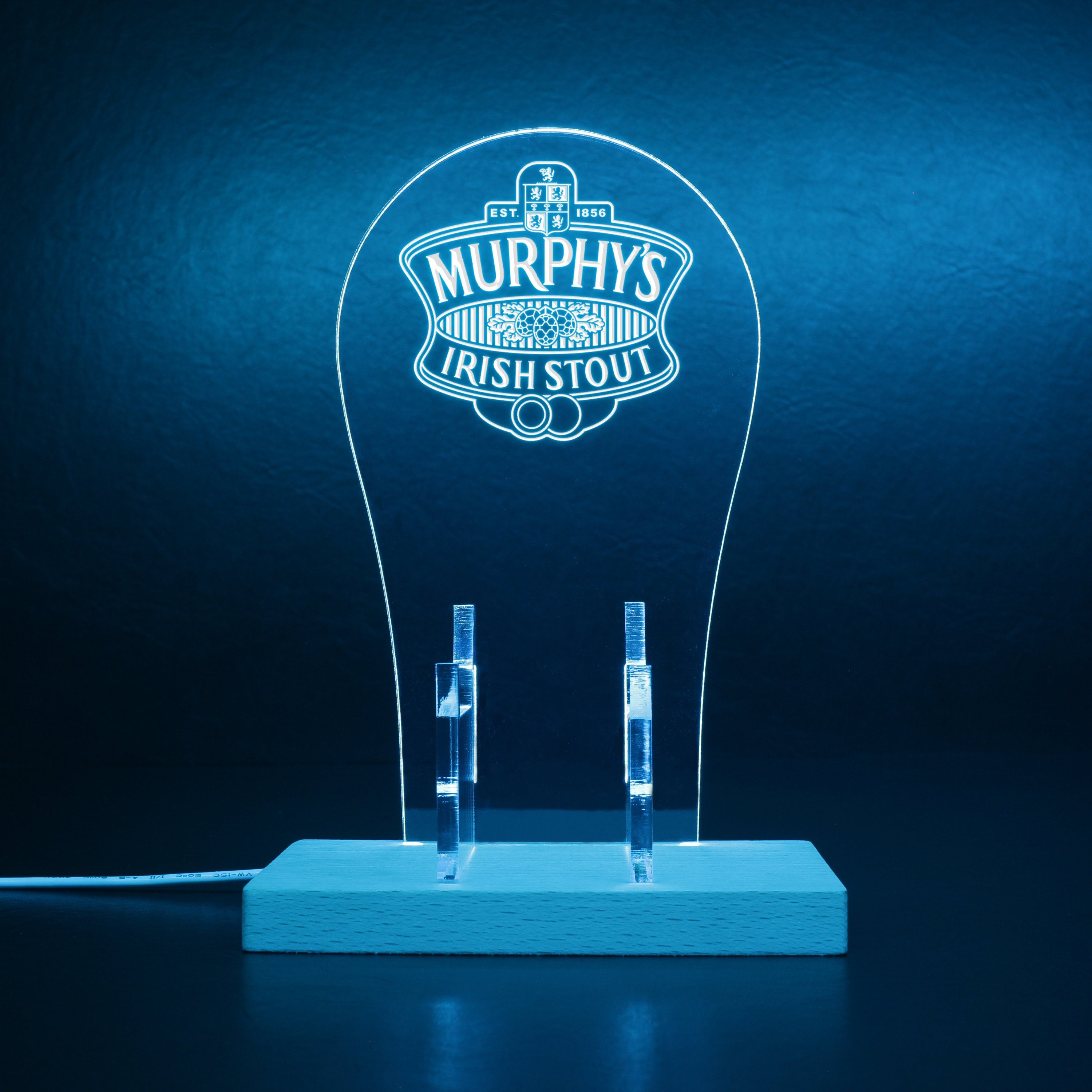 Murphys Logo RGB LED Gaming Headset Controller Stand