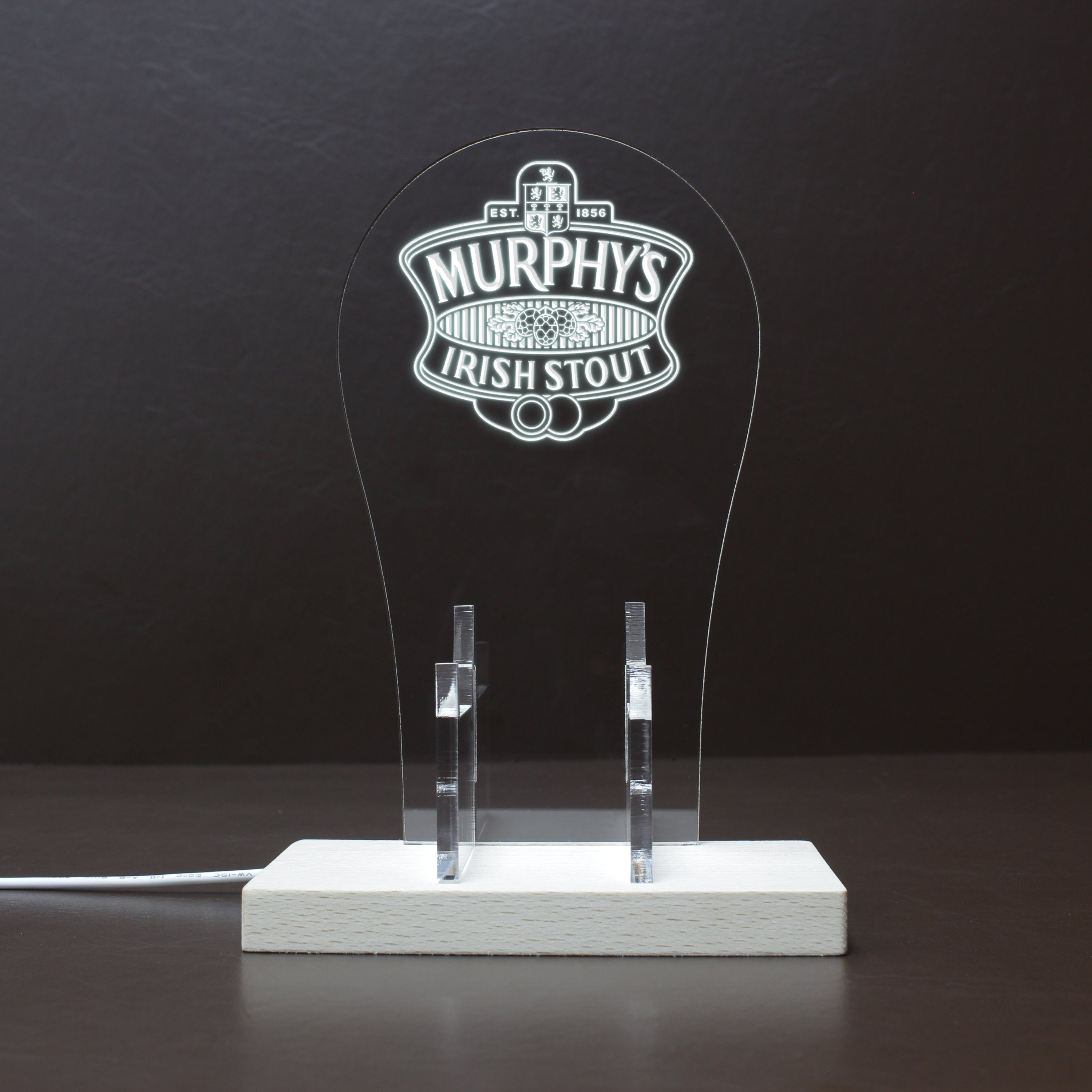 Murphys Logo RGB LED Gaming Headset Controller Stand