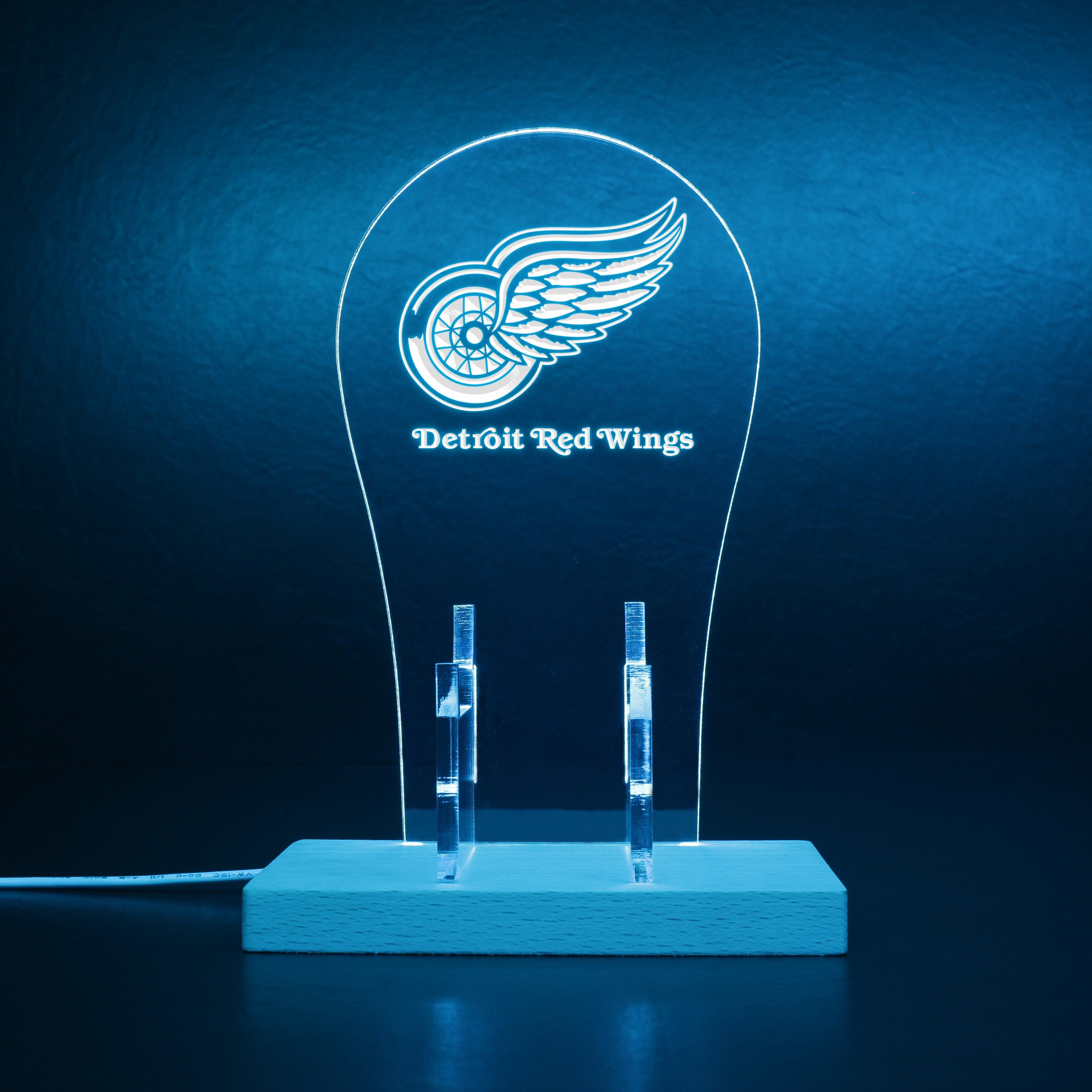 Detroit Red Wings RGB LED Gaming Headset Controller Stand
