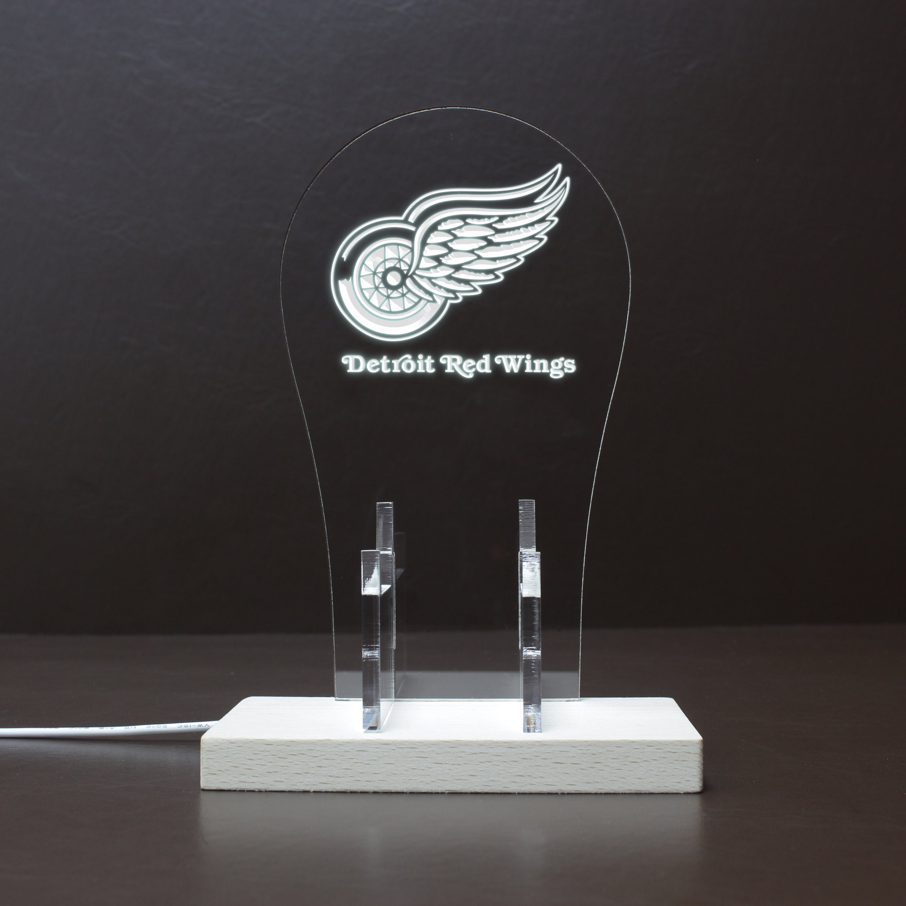 Detroit Red Wings RGB LED Gaming Headset Controller Stand