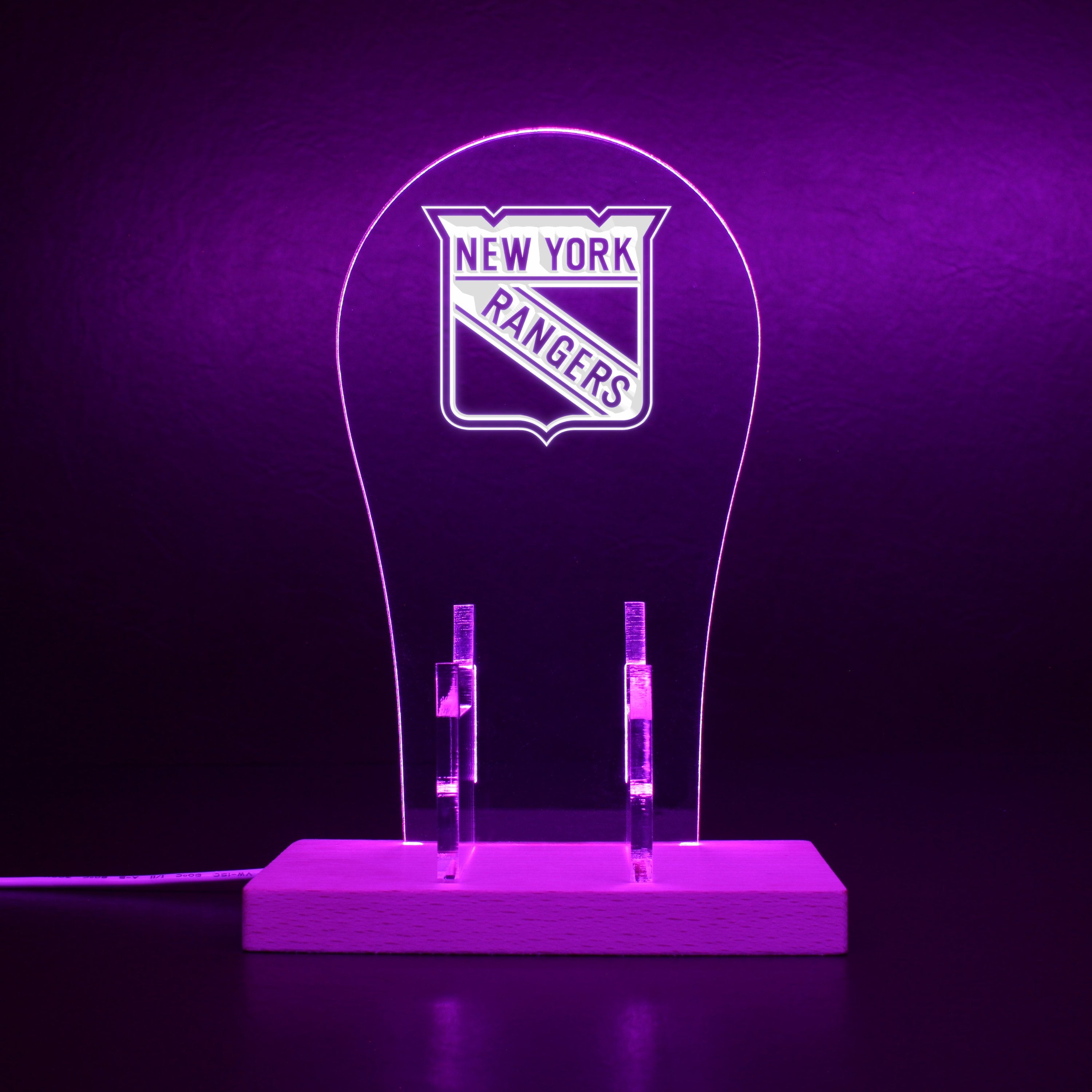 New York Rangers RGB LED Gaming Headset Controller Stand