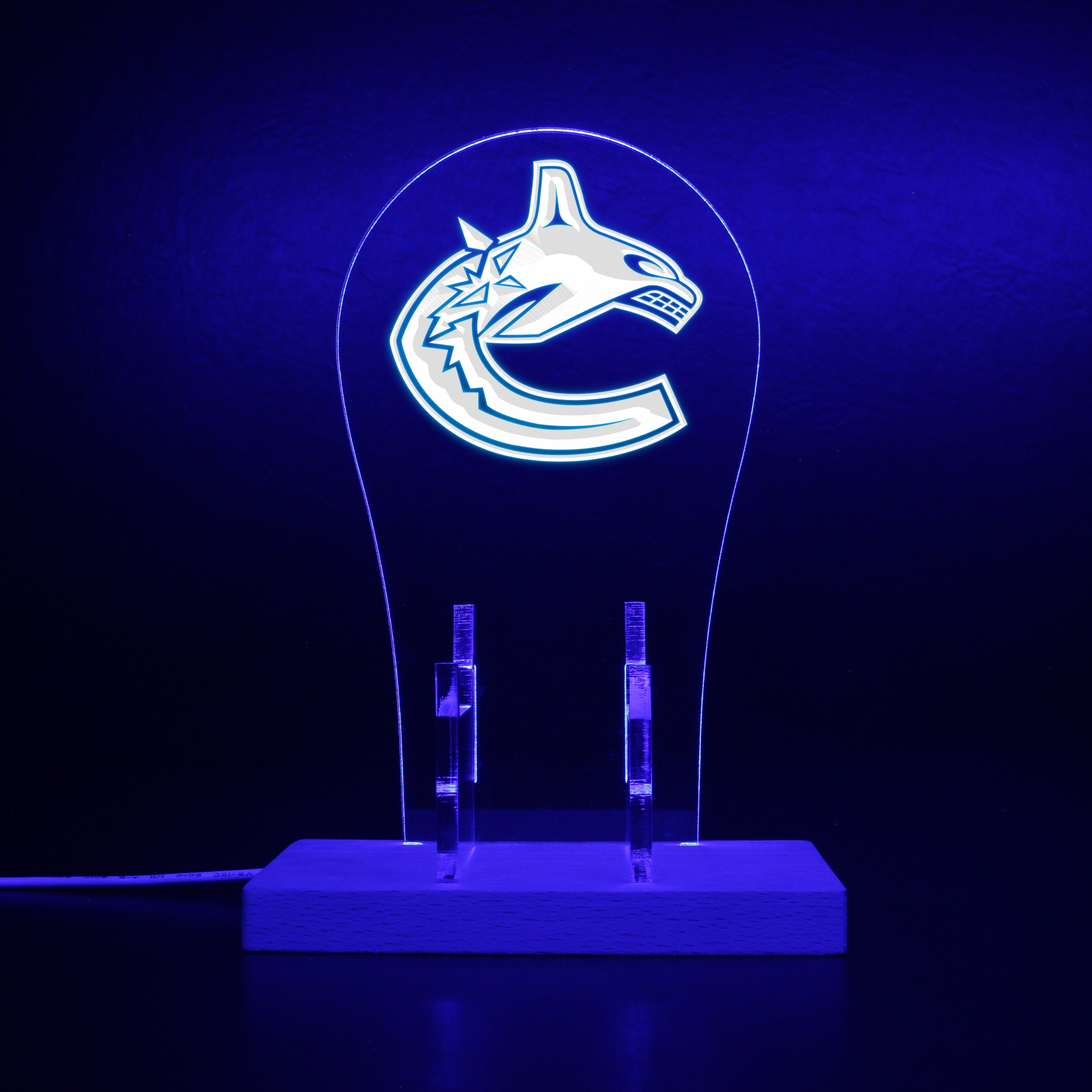 Vancouver Canucks RGB LED Gaming Headset Controller Stand