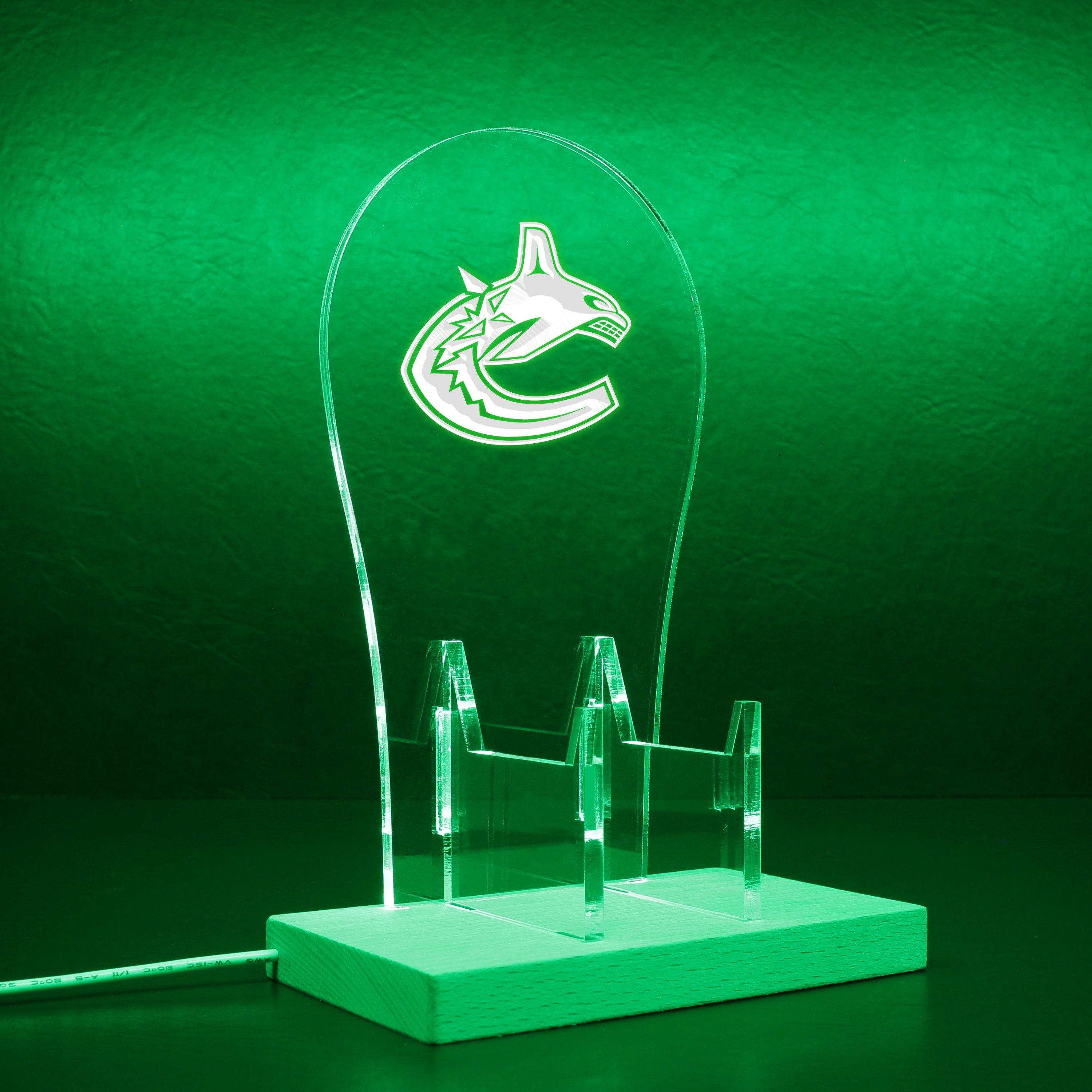 Vancouver Canucks RGB LED Gaming Headset Controller Stand