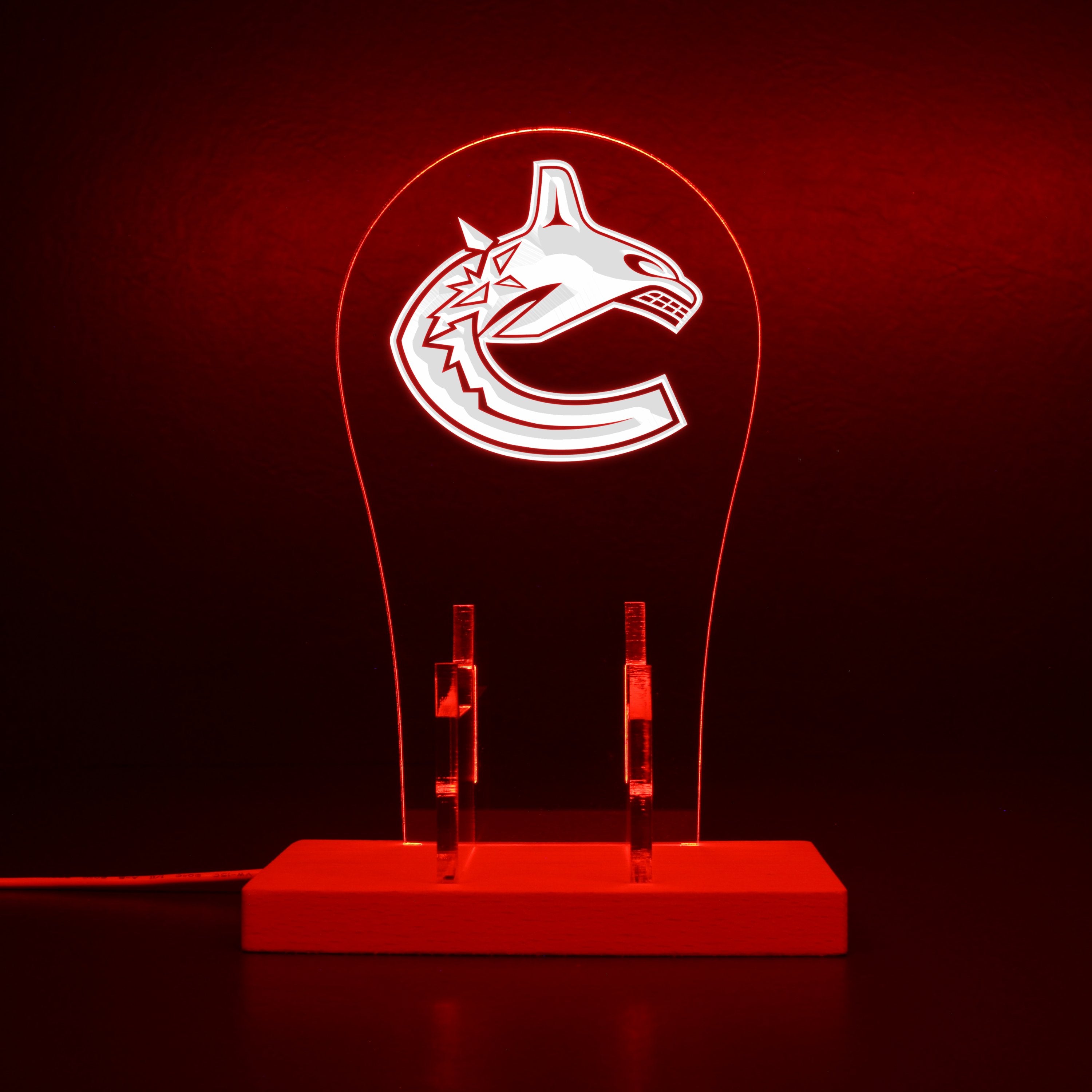 Vancouver Canucks RGB LED Gaming Headset Controller Stand