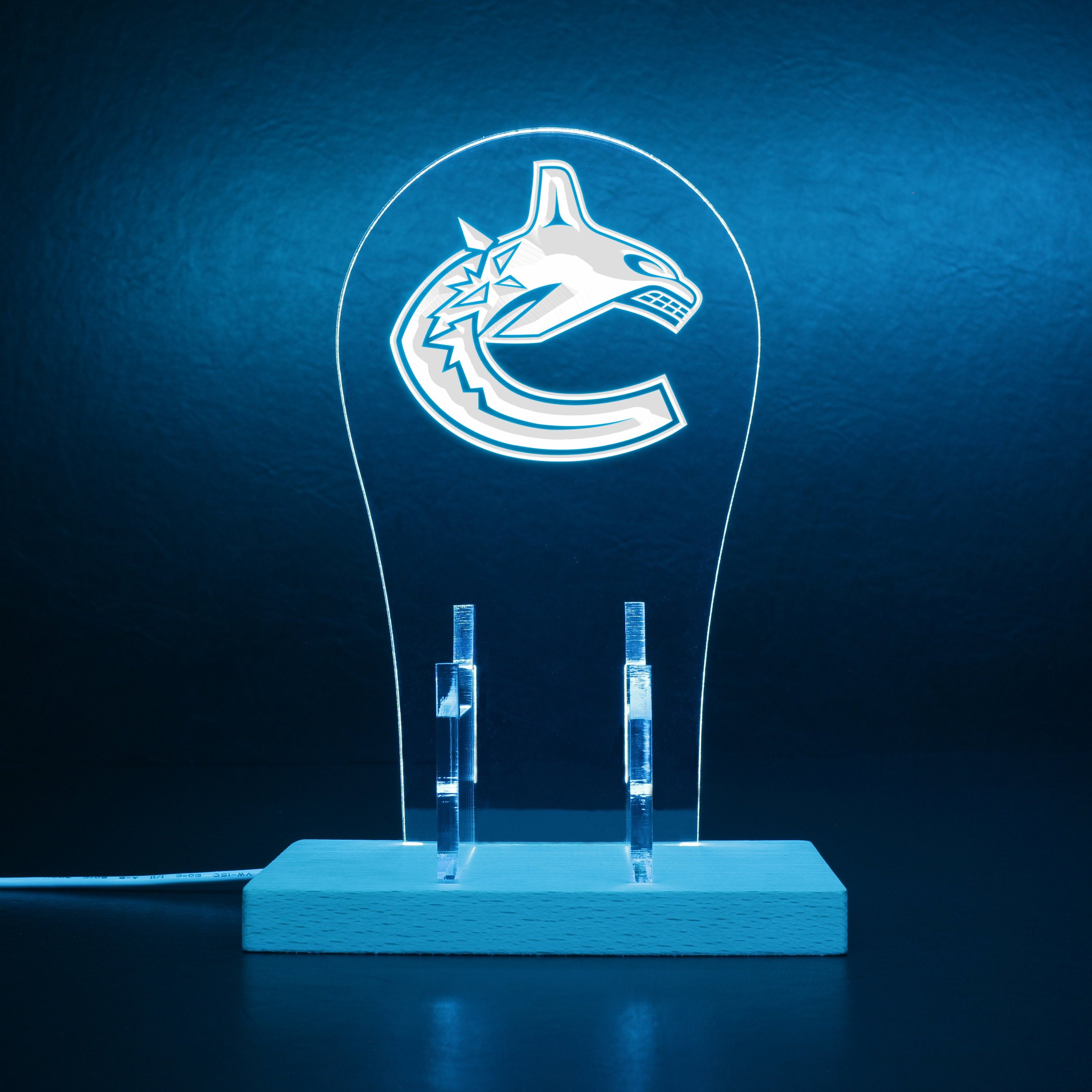 Vancouver Canucks RGB LED Gaming Headset Controller Stand