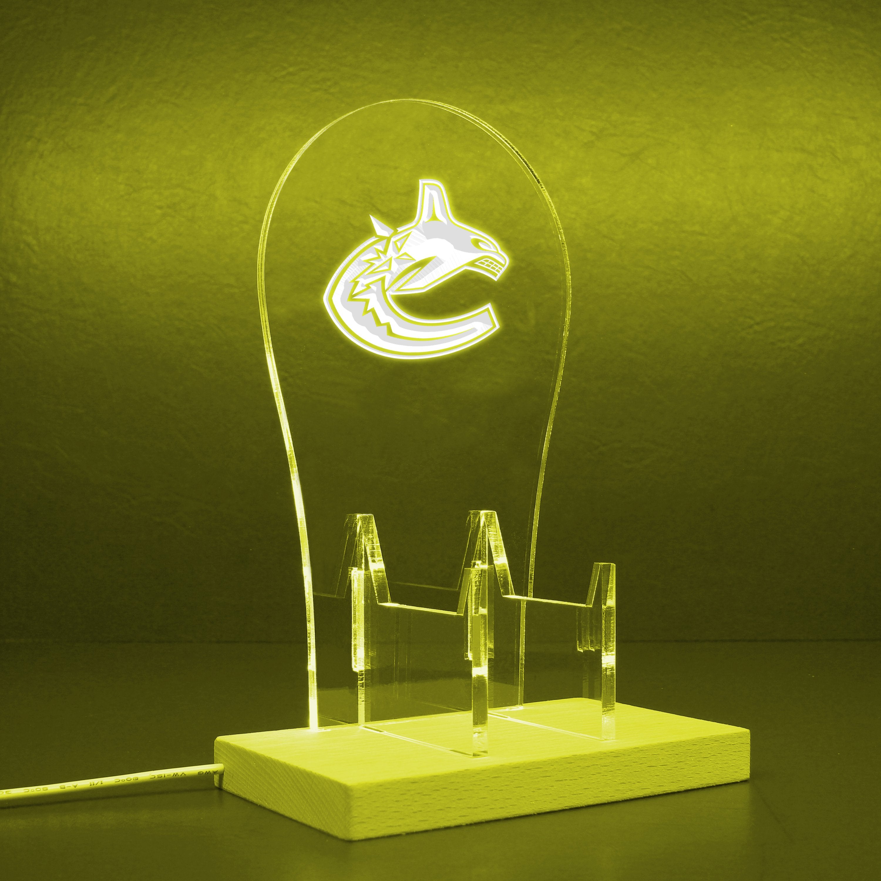 Vancouver Canucks RGB LED Gaming Headset Controller Stand