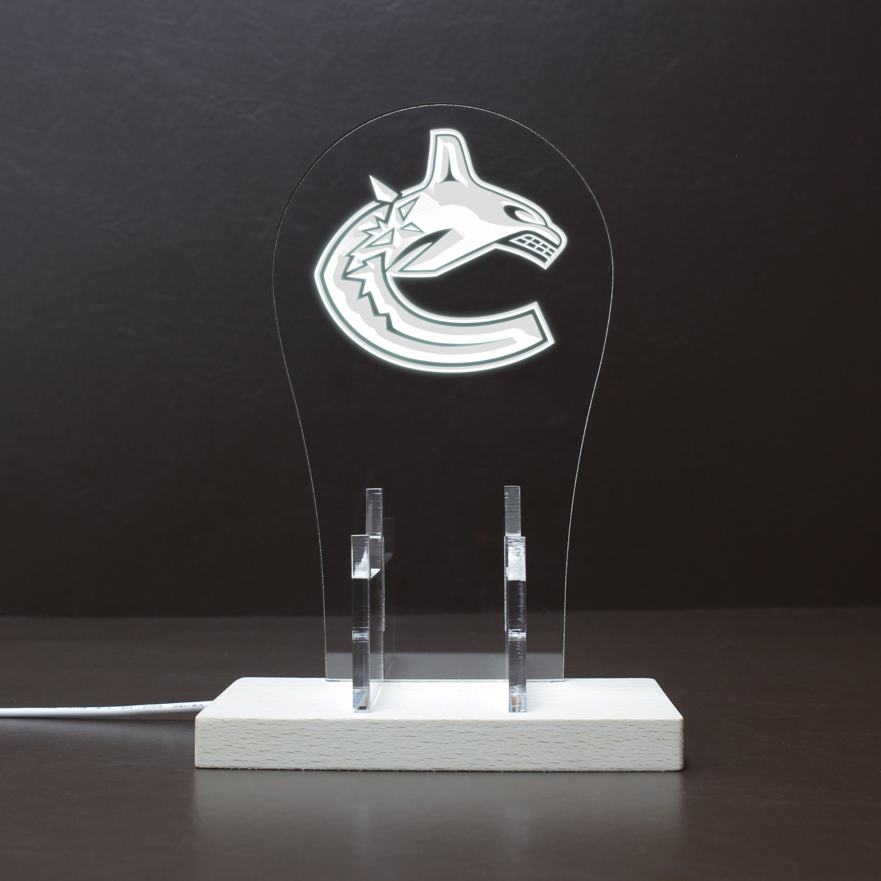 Vancouver Canucks RGB LED Gaming Headset Controller Stand