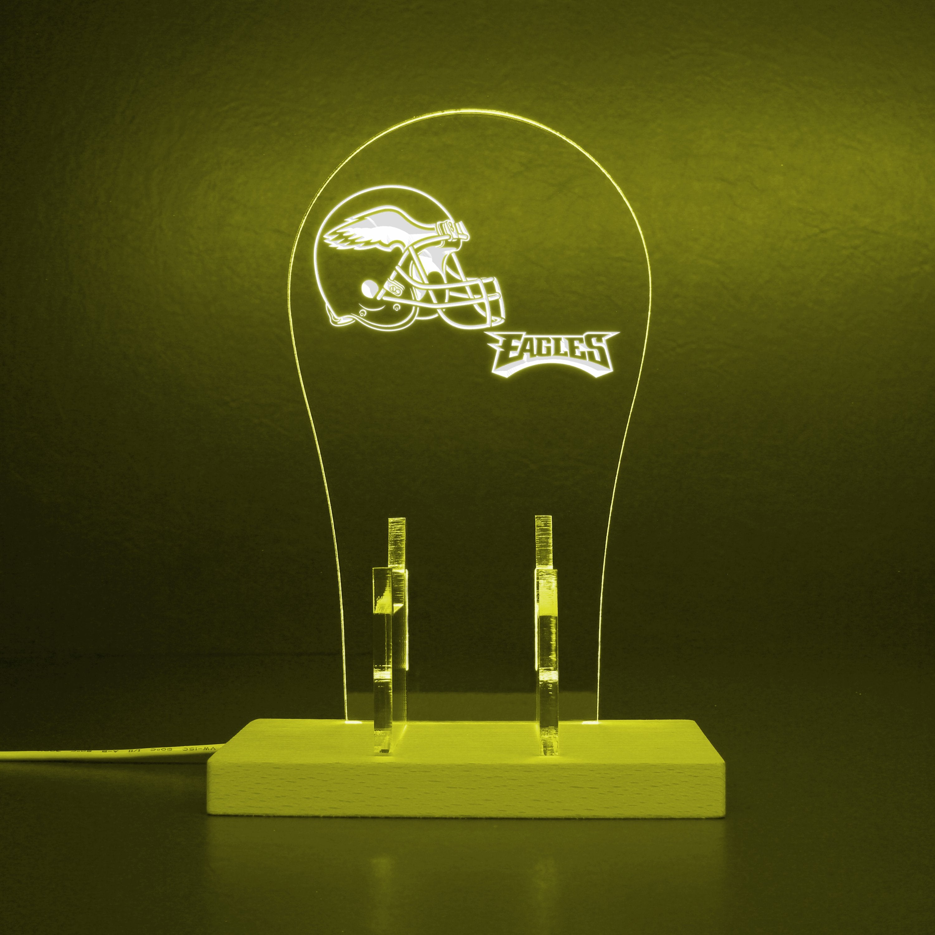 Philadelphia Eagles Helmet RGB LED Gaming Headset Controller Stand