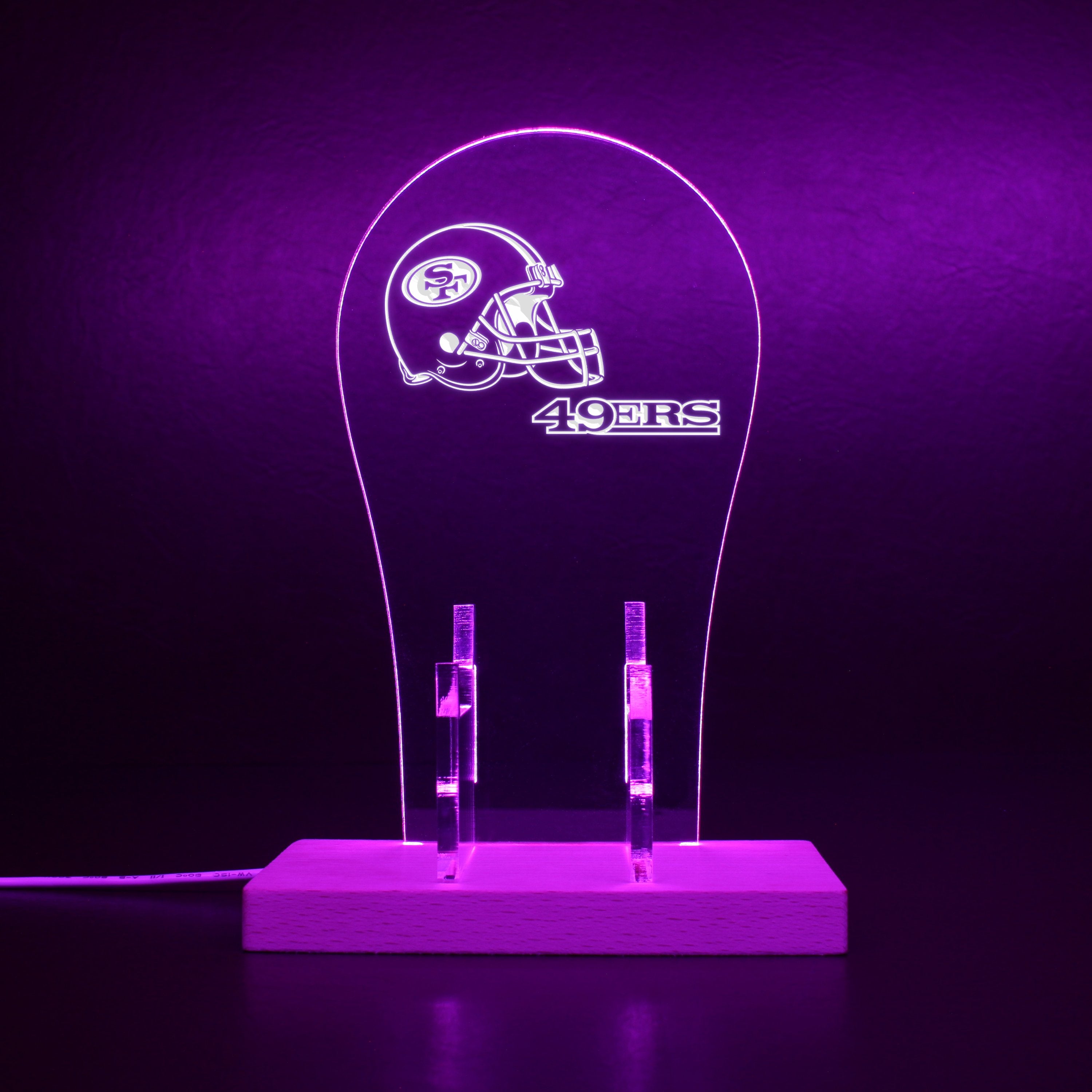 San Francisco 49ers Football RGB LED Gaming Headset Controller Stand