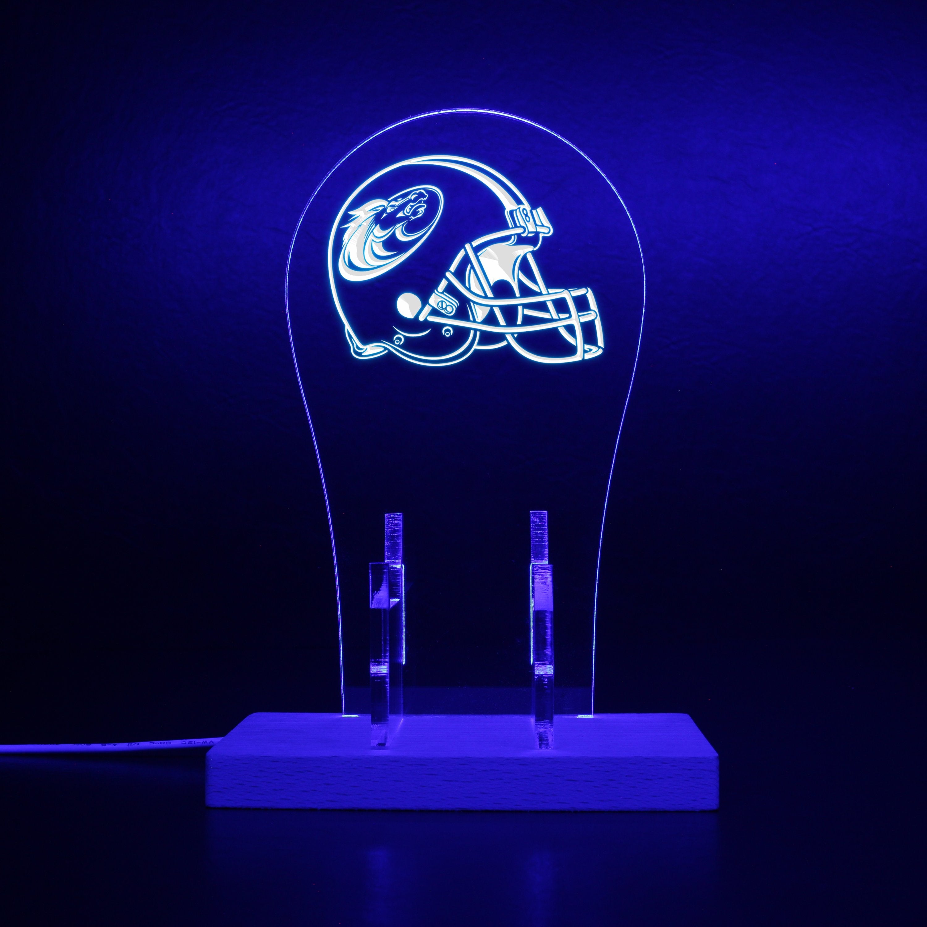 Austin Wranglers Helmet RGB LED Gaming Headset Controller Stand