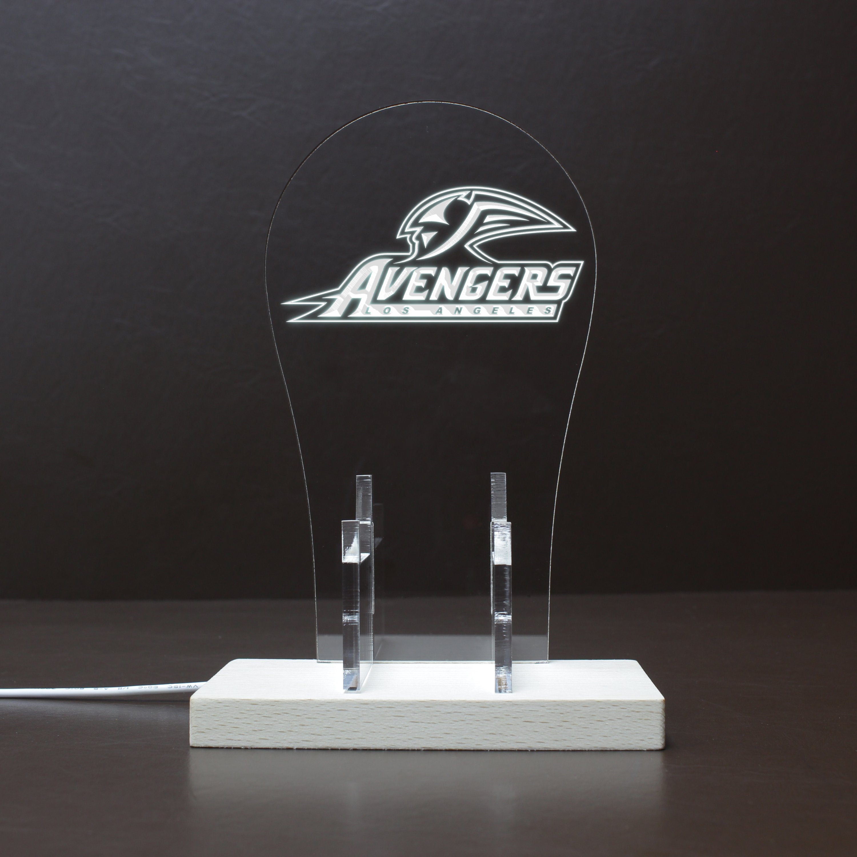 The Los Angeles Avengers RGB LED Gaming Headset Controller Stand